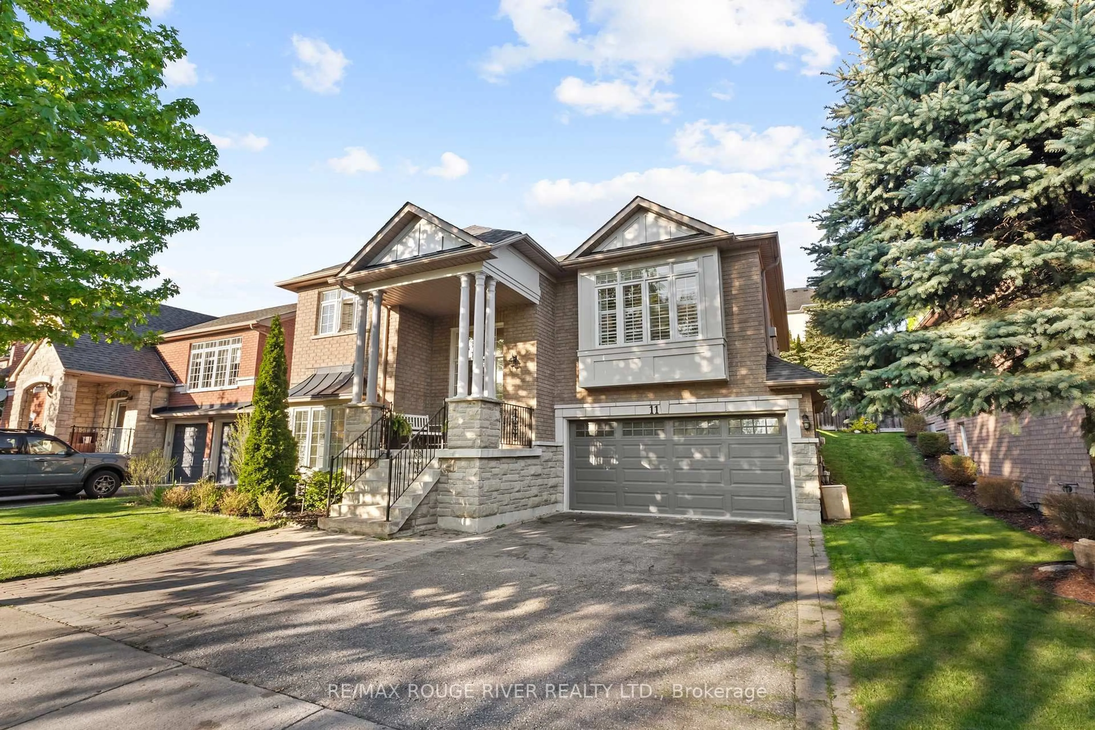 Home with brick exterior material, street for 11 maple edge Lane, Whitby Ontario L1R 2M9