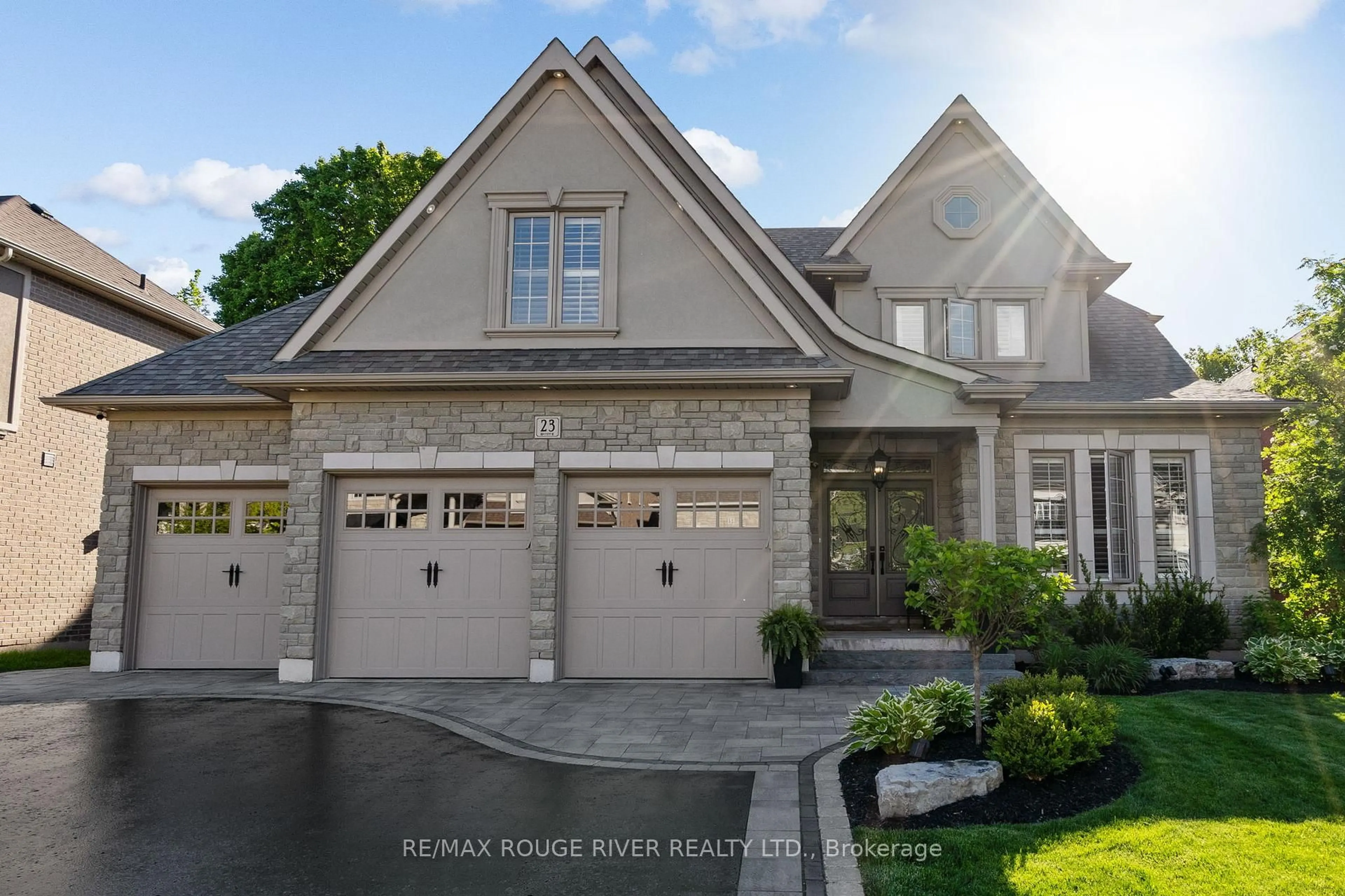 Home with brick exterior material, street for 23 Gilchrist Crt, Whitby Ontario L1R 2P3