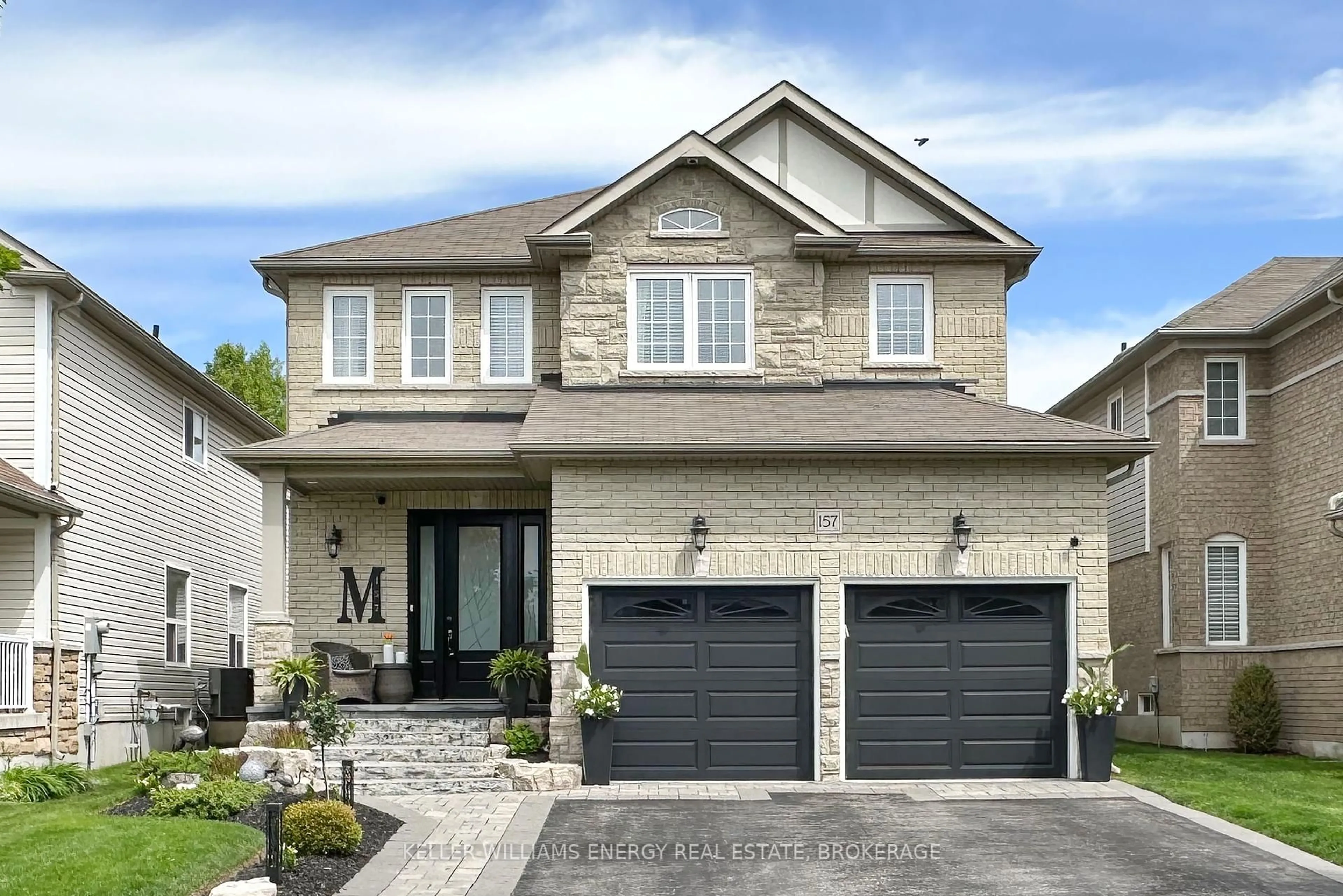 Home with brick exterior material, street for 157 Dadson Dr, Clarington Ontario L1C 5M7