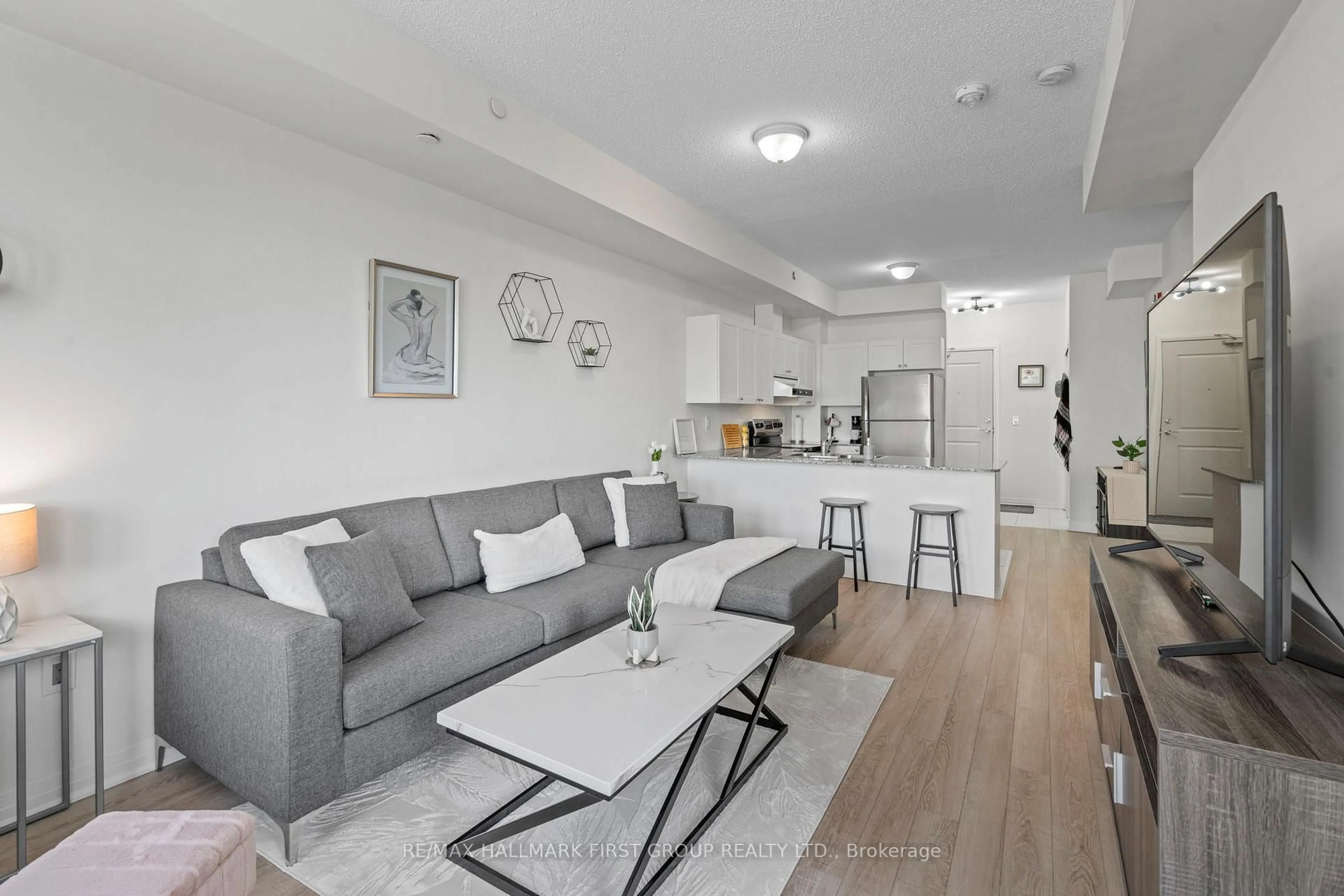 Living room with furniture, unknown for 70 Shipway Ave #201, Clarington Ontario L1B 0V7