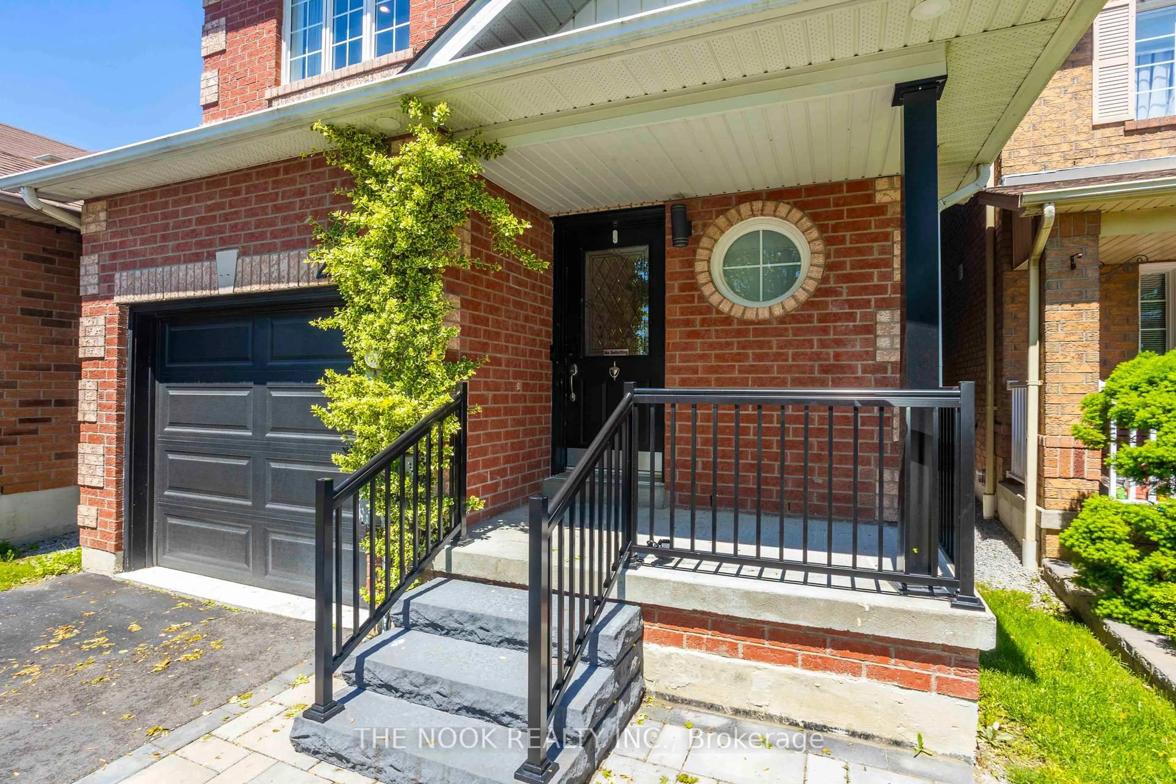 Home with brick exterior material, street for 22 Threadgold Crt, Whitby Ontario L1P 1L9