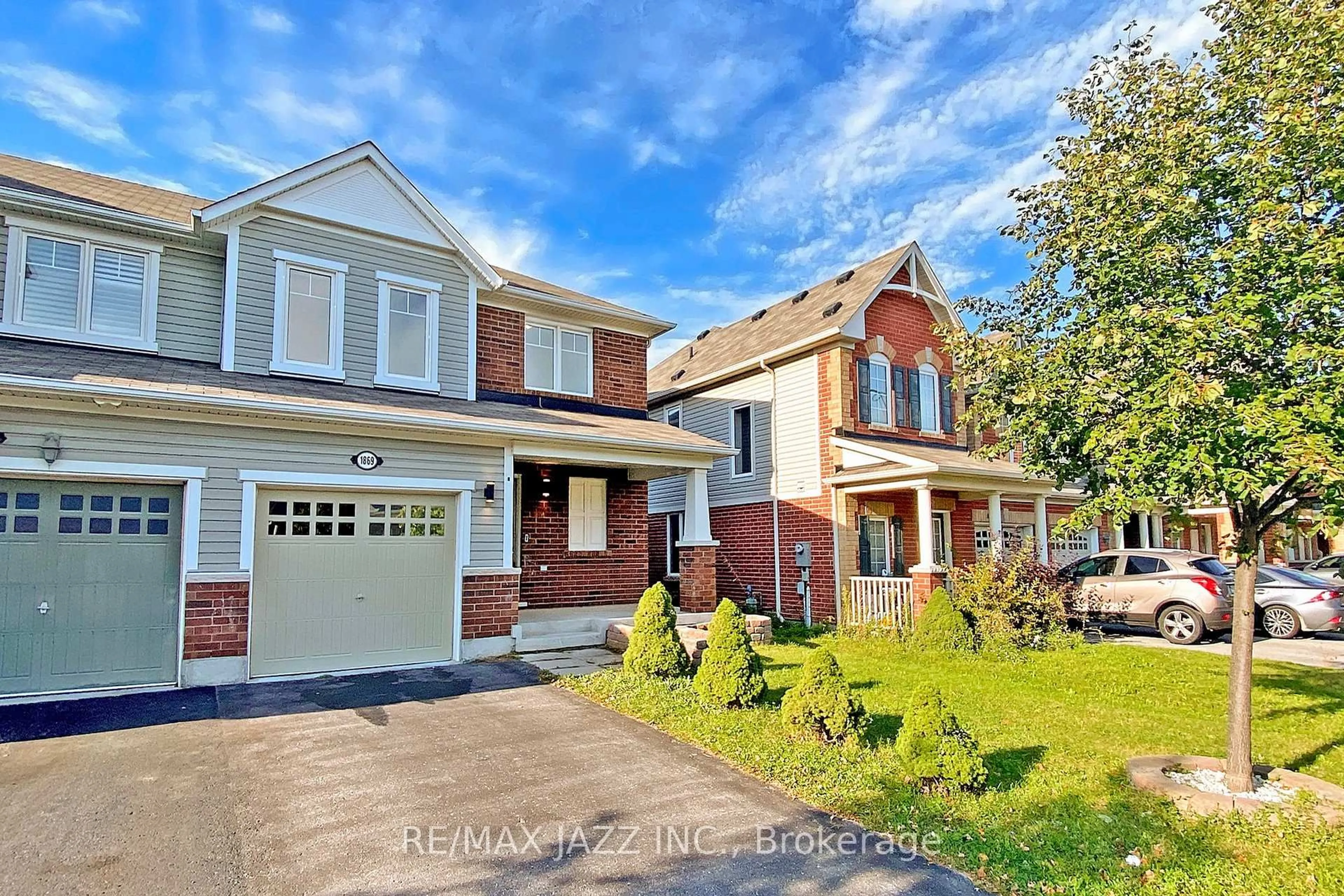 Home with brick exterior material, street for 1869 Liatris Dr, Pickering Ontario L1X 0A4
