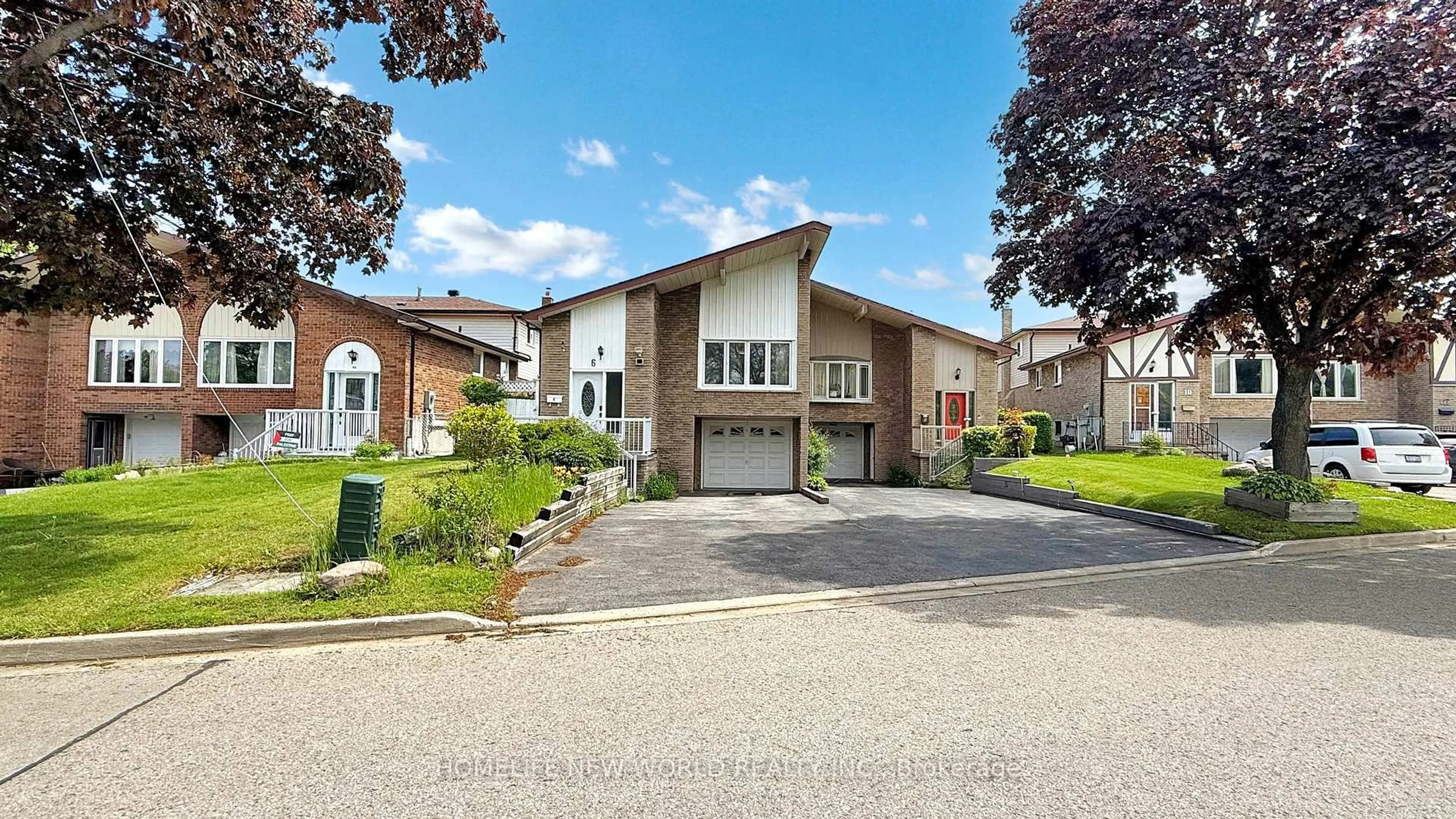Home with brick exterior material, street for 6 Snowhill Cres, Toronto Ontario M1S 3T5