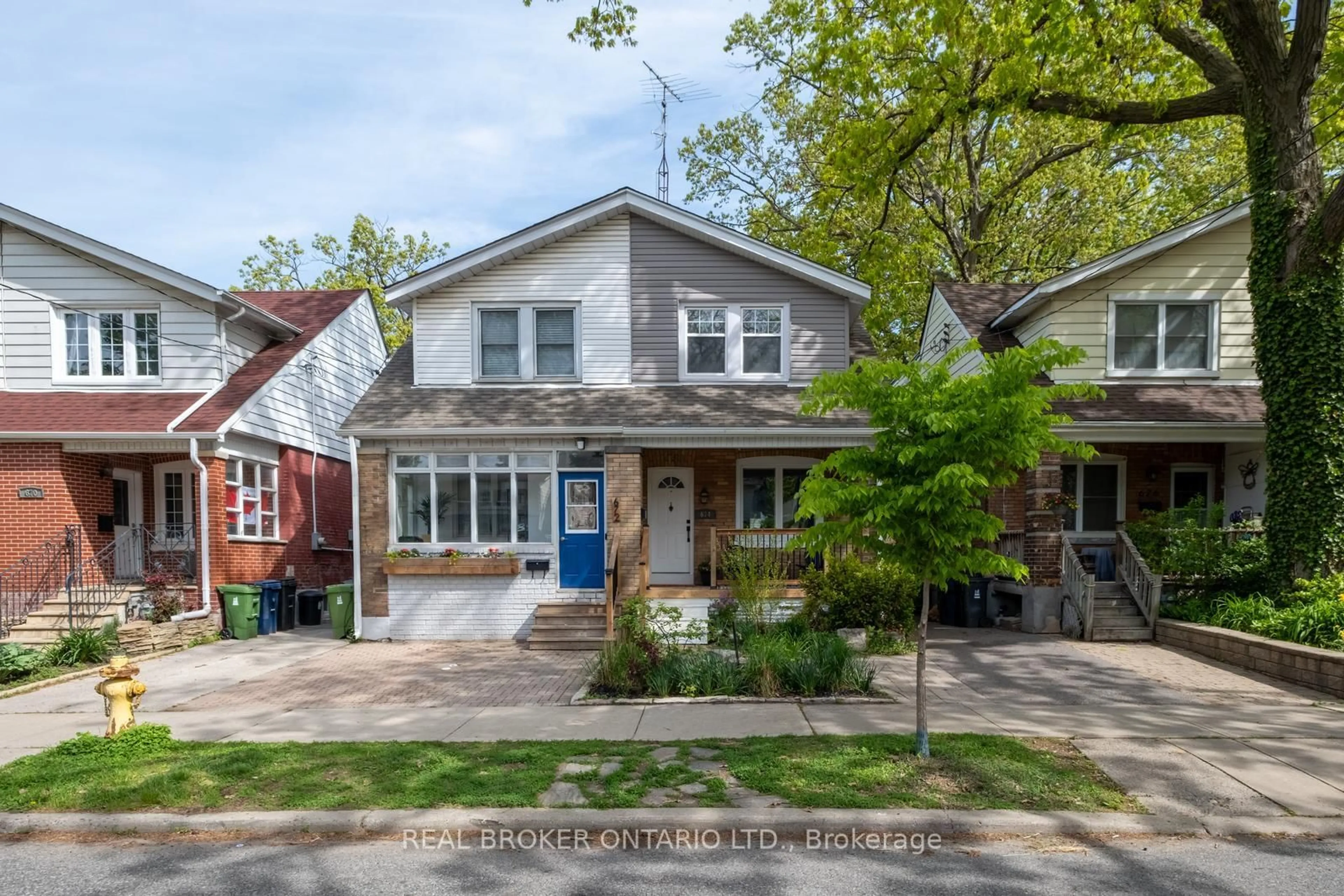 Home with brick exterior material, street for 674 Milverton Blvd, Toronto Ontario M4C 1X9