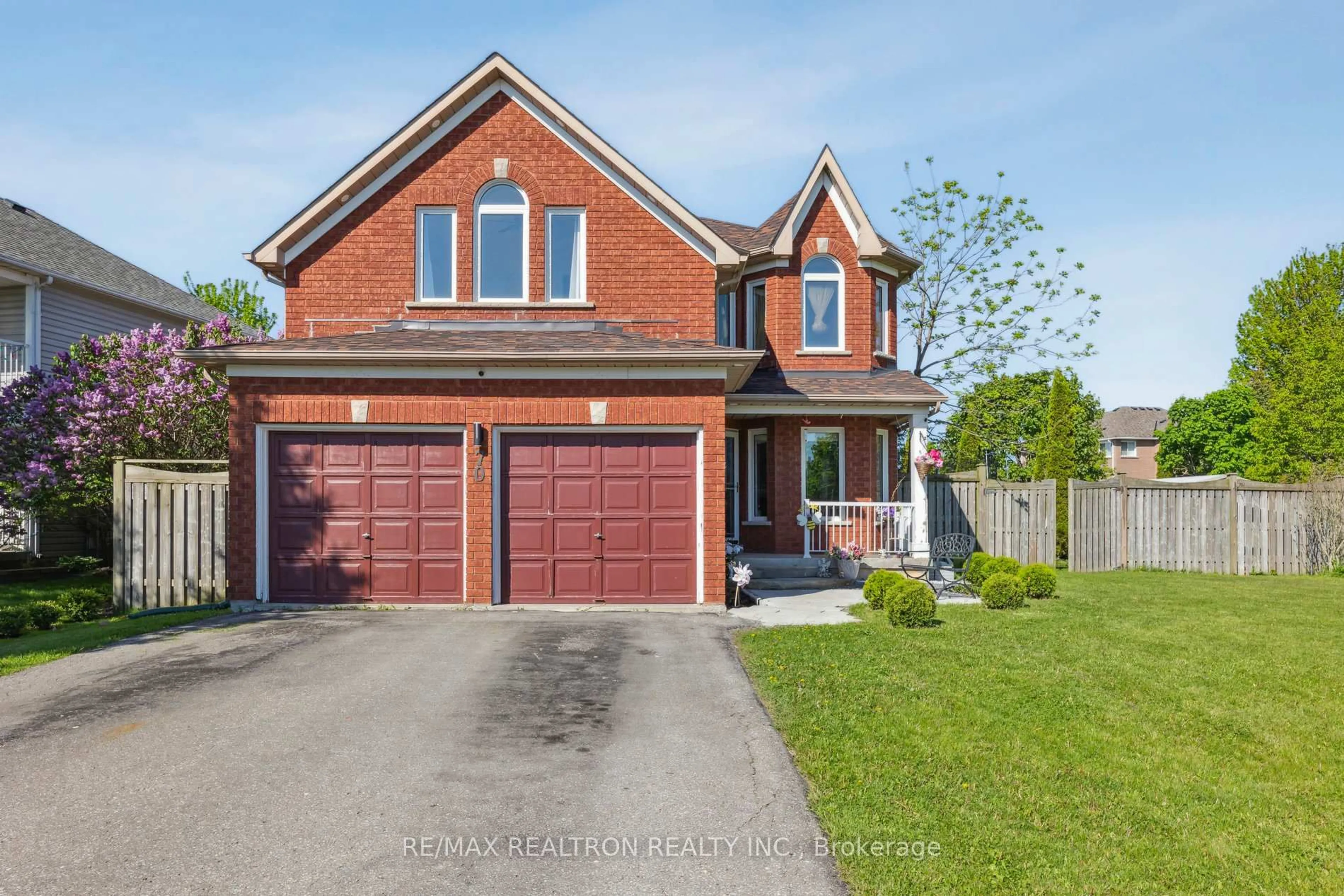 Home with brick exterior material, street for 70 Padfield Dr, Clarington Ontario L1C 5E7