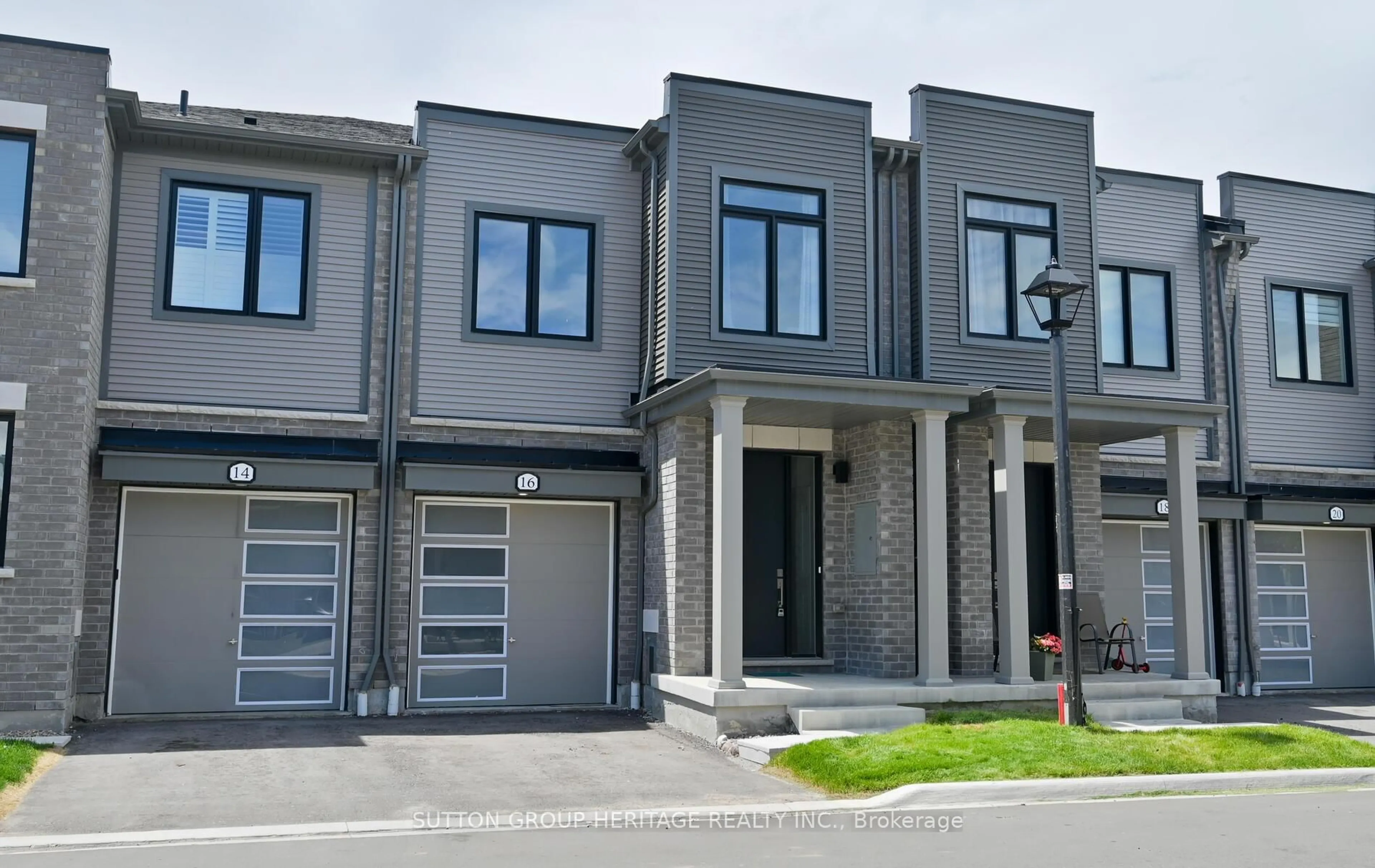 Home with brick exterior material, street for 16 Sorbara Way, Whitby Ontario L1M 2L1