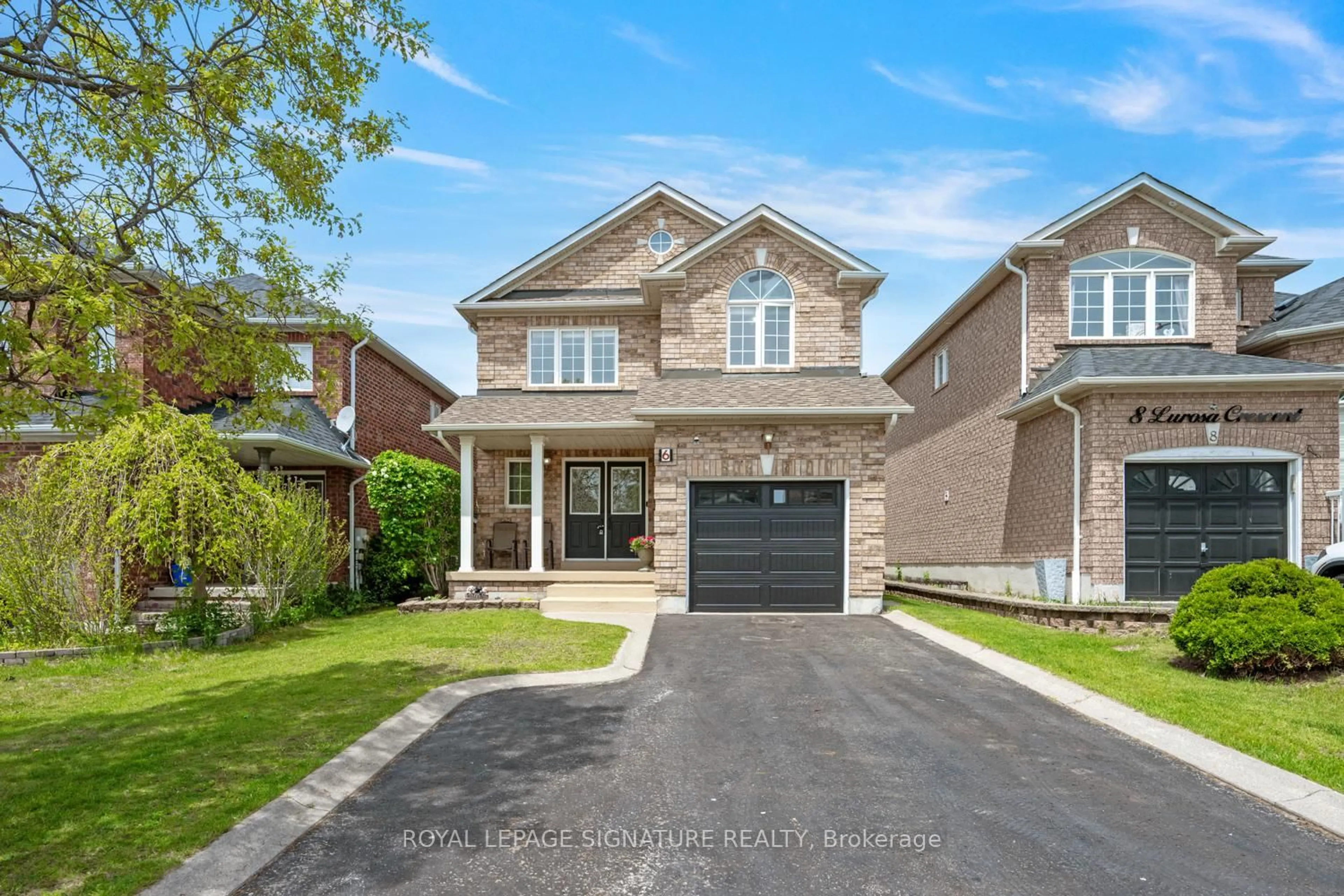 Home with brick exterior material, street for 6 Lurosa Cres, Whitby Ontario L1R 3A9