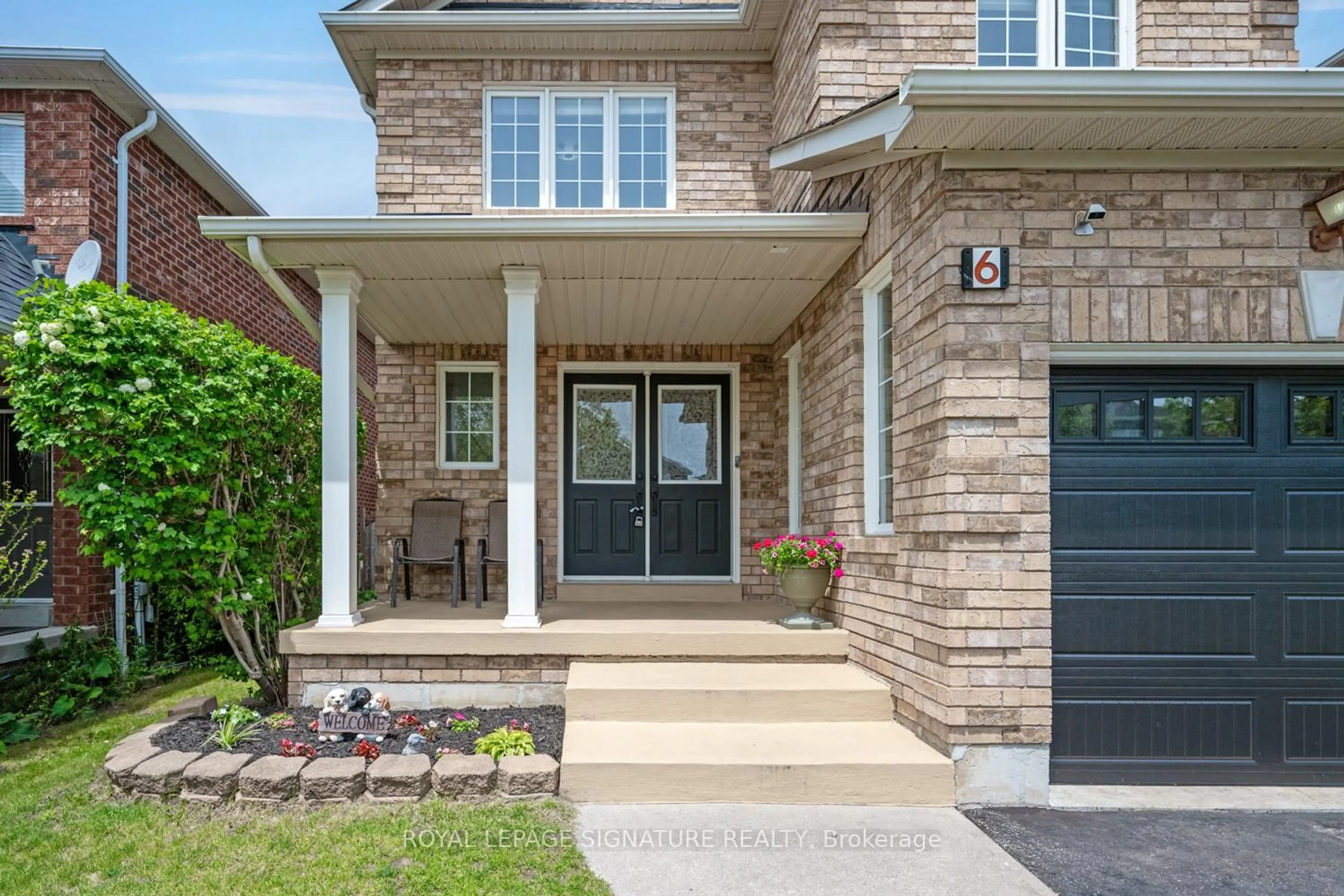 Home with brick exterior material, street for 6 Lurosa Cres, Whitby Ontario L1R 3A9