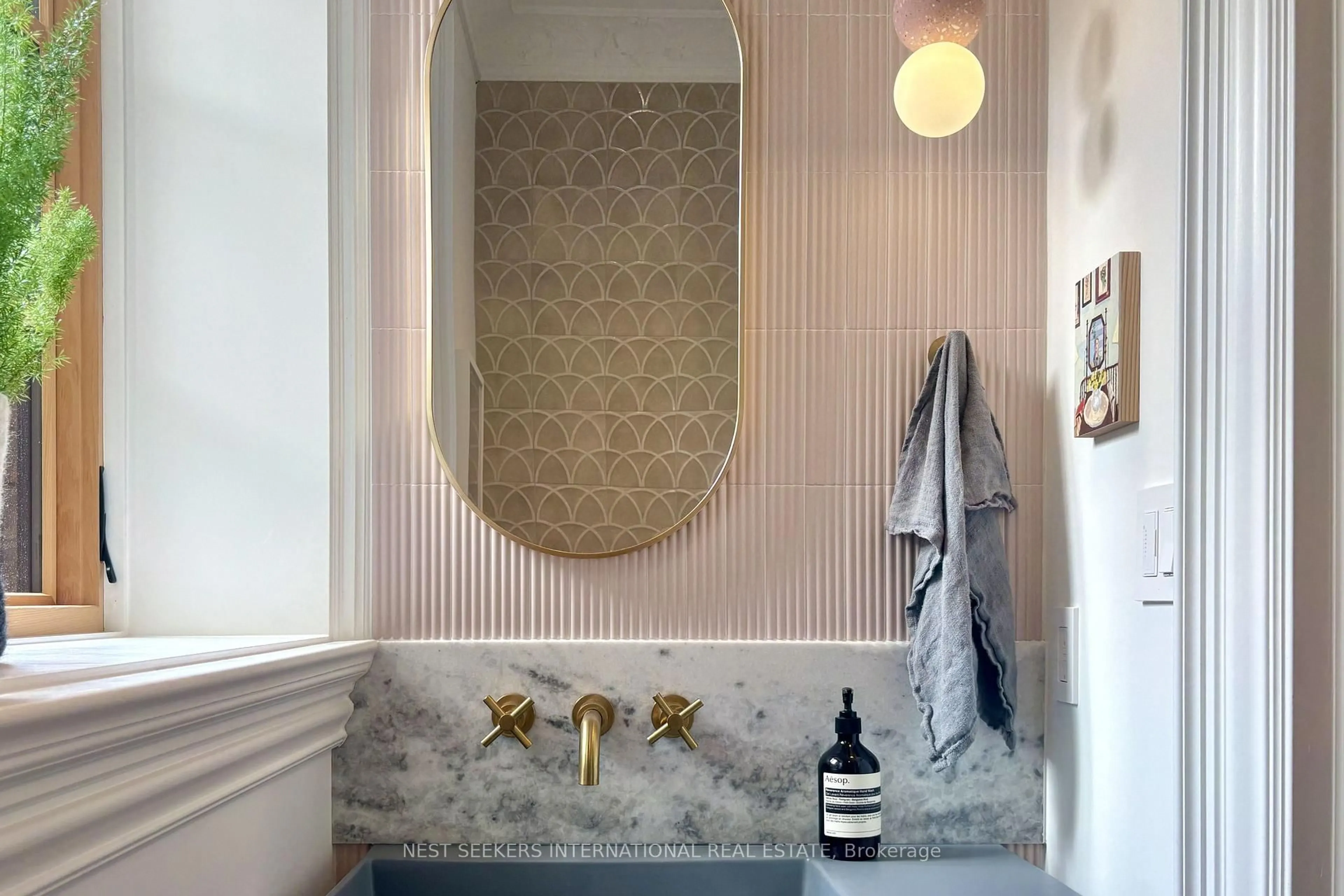 Contemporary bathroom, ceramic/tile floor for 203 Willow Ave, Toronto Ontario M4E 3K4