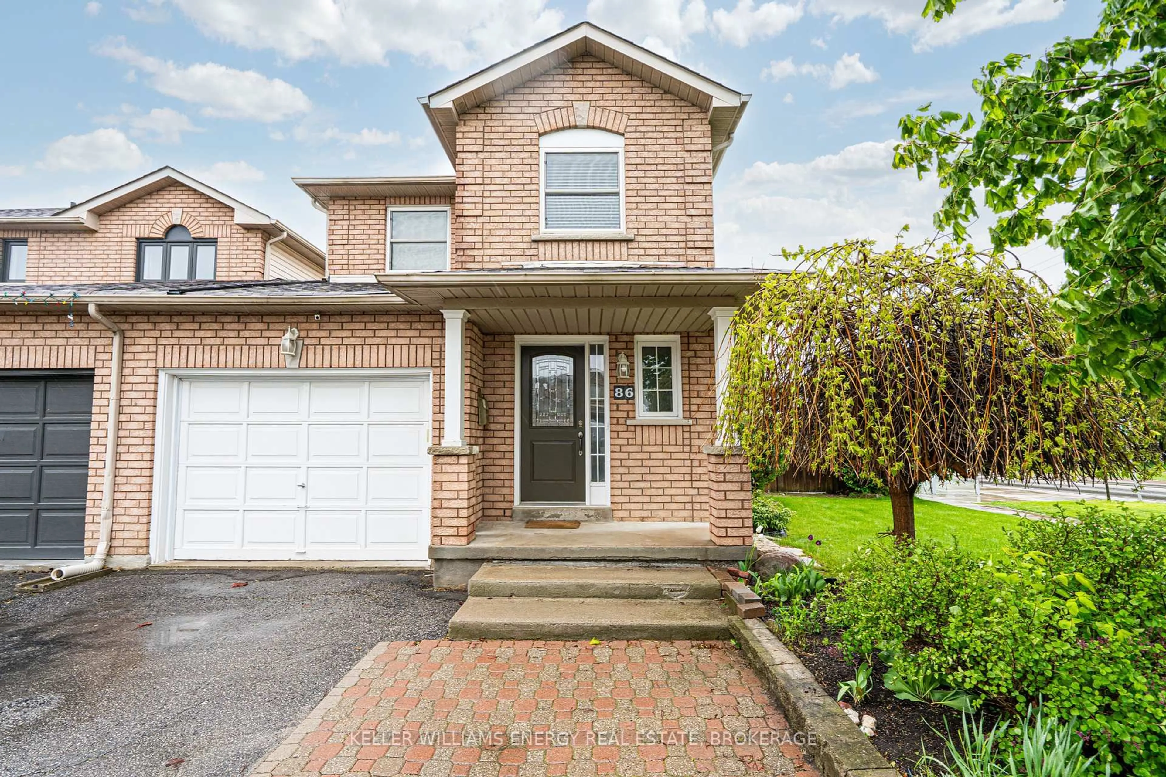 Home with brick exterior material, street for 86 Somerscales Dr, Clarington Ontario L1C 5B7
