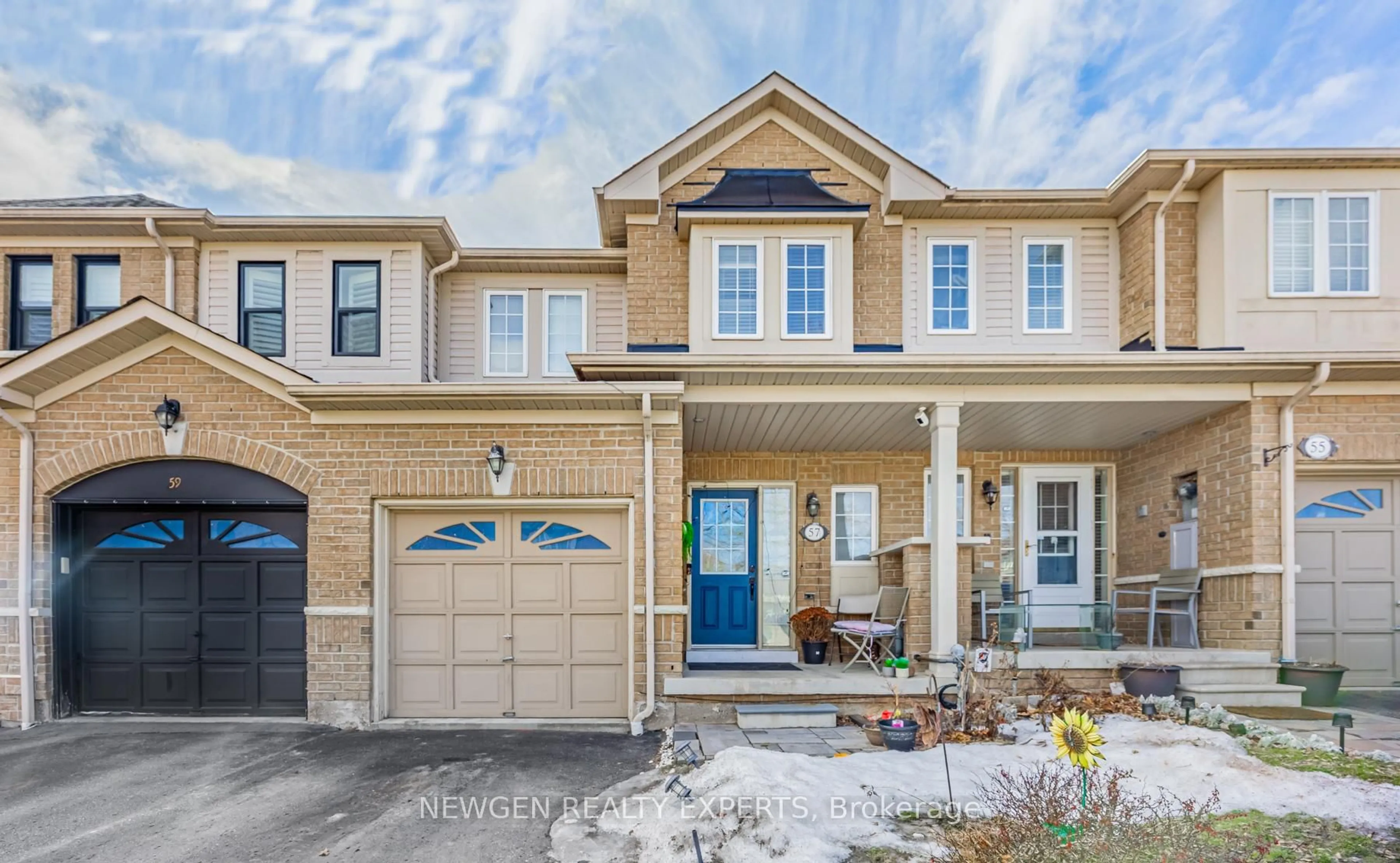 Home with brick exterior material, street for 57 Beer Cres, Ajax Ontario L1S 0A3