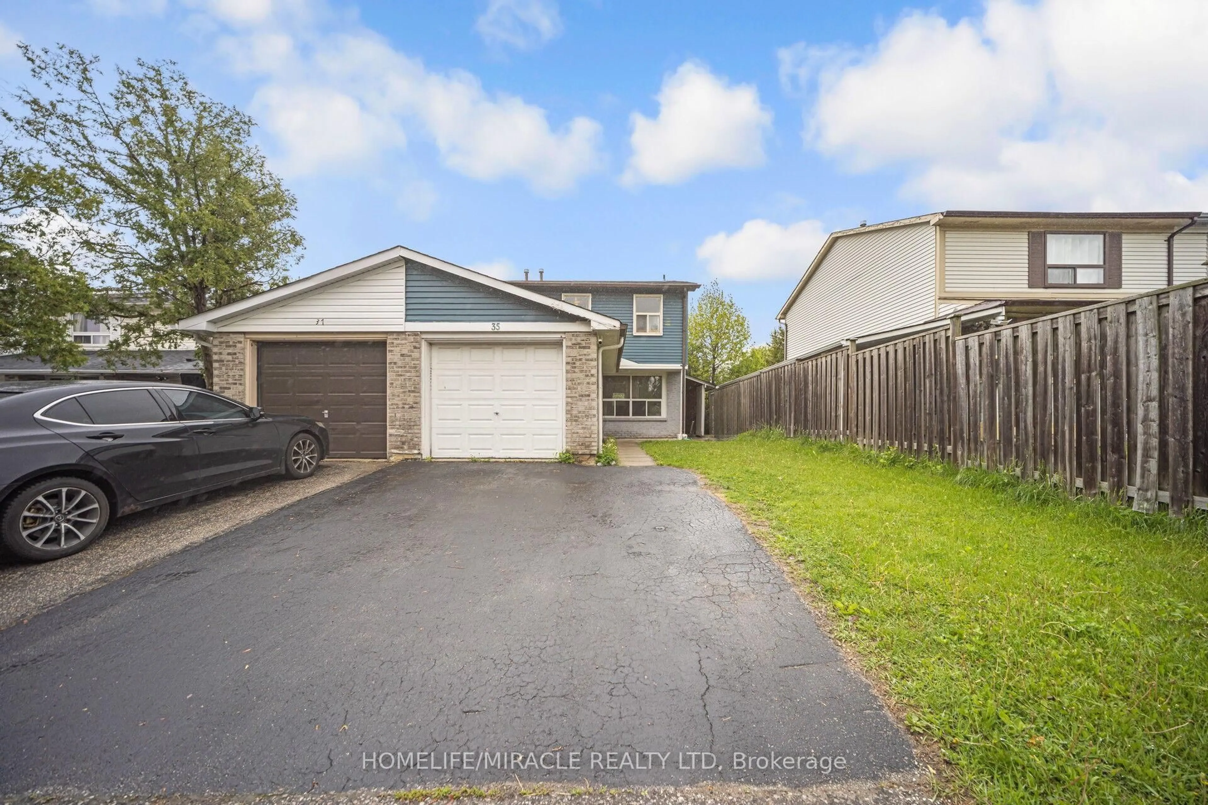 A pic from outside/outdoor area/front of a property/back of a property/a pic from drone, street for 35 Horseley Hill Dr, Toronto Ontario M1B 1W4