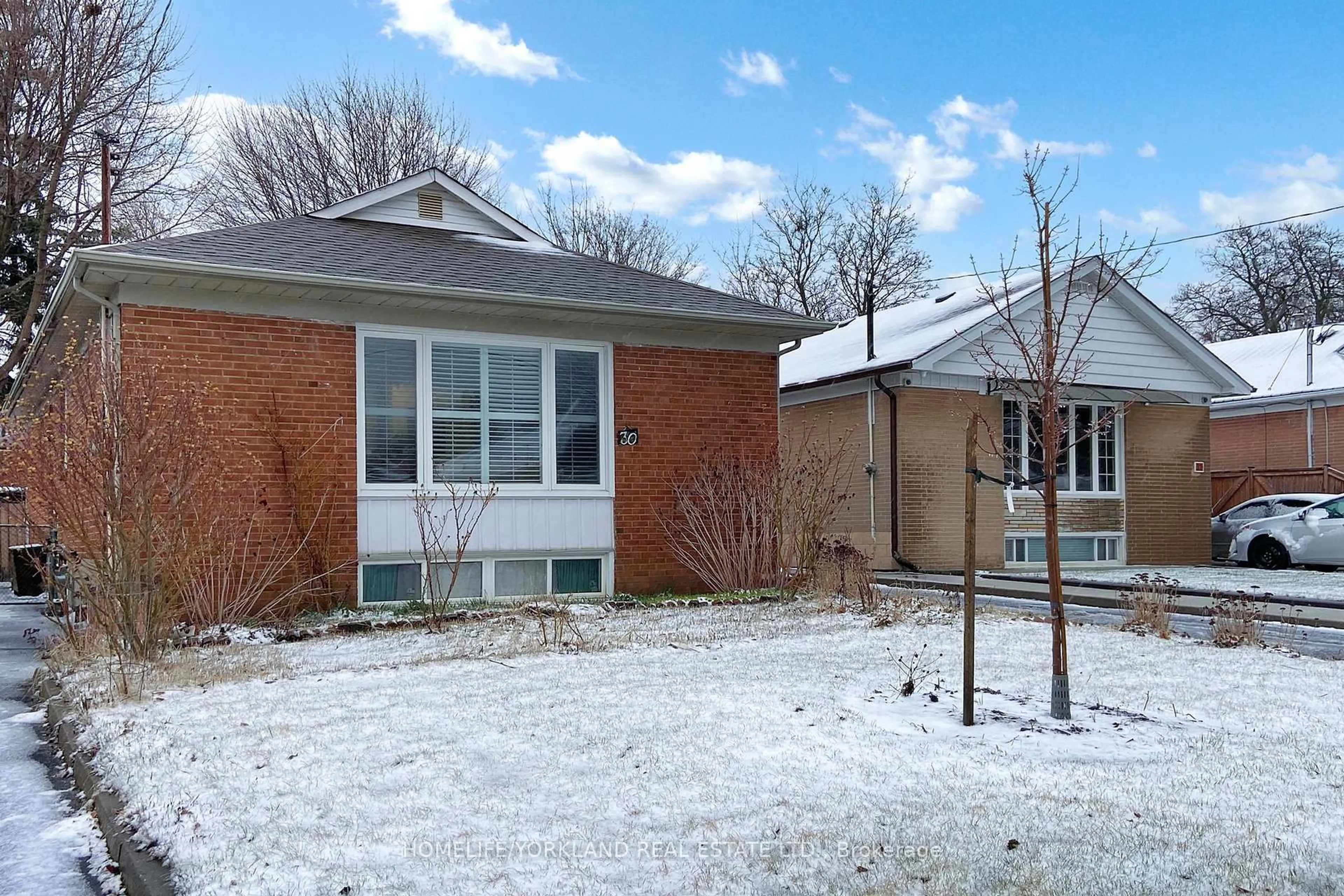 Home with brick exterior material, street for 30 Merrian Rd, Toronto Ontario M1K 3M7