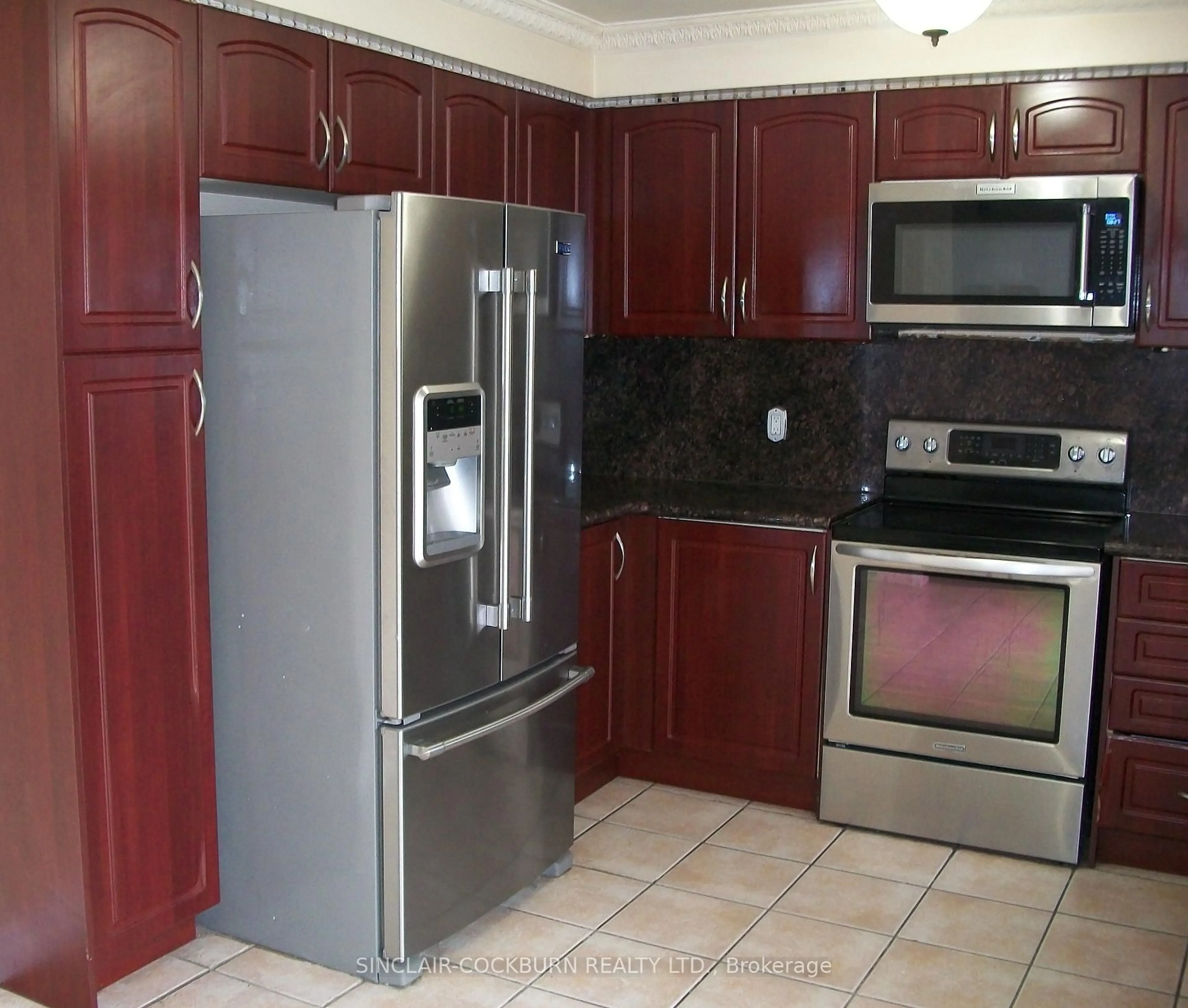 Standard kitchen, ceramic/tile floor for 13 Knotwood Cres, Toronto Ontario M1X 1V6