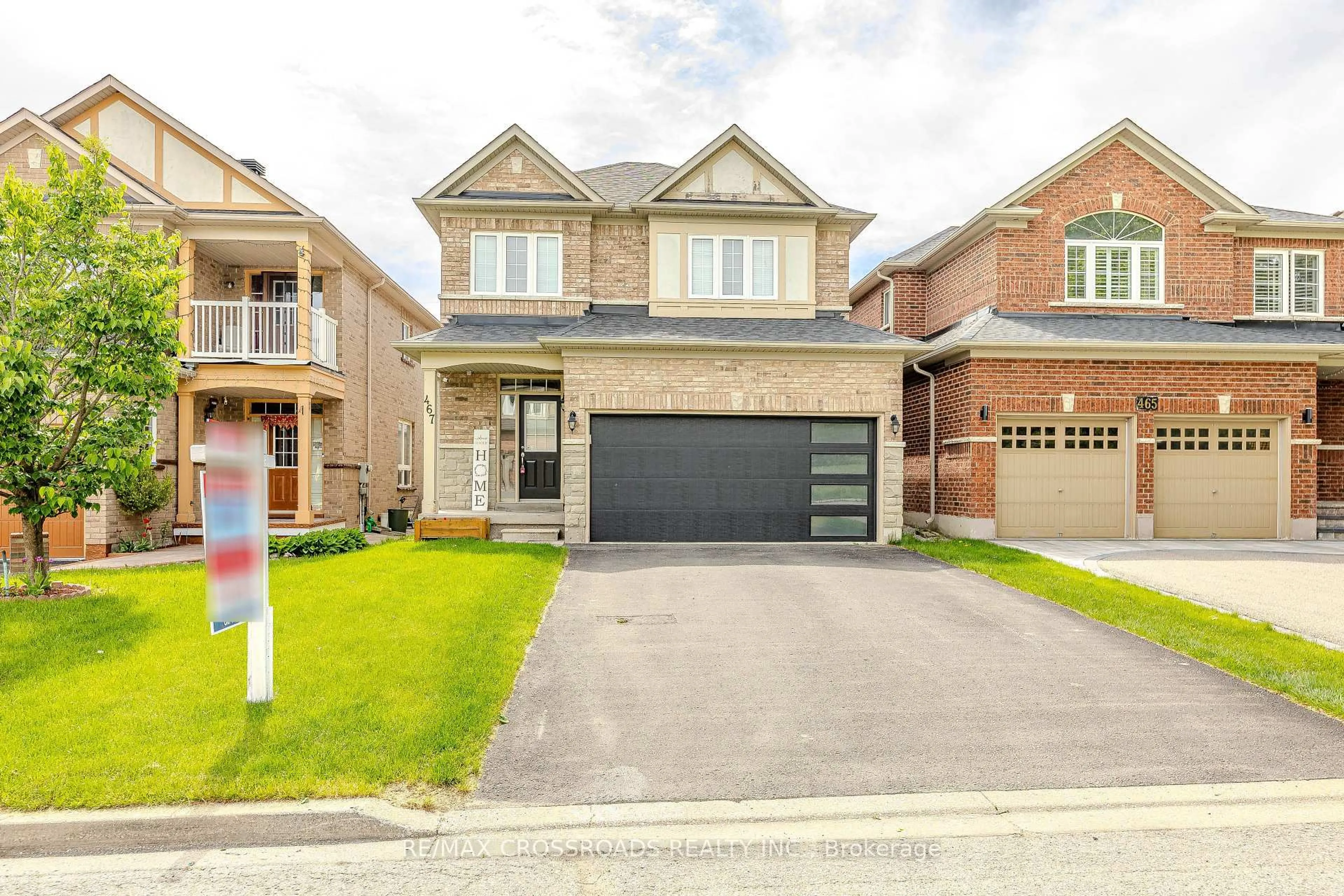 Home with brick exterior material, street for 467 Rougewalk Dr, Pickering Ontario L1X 0A1