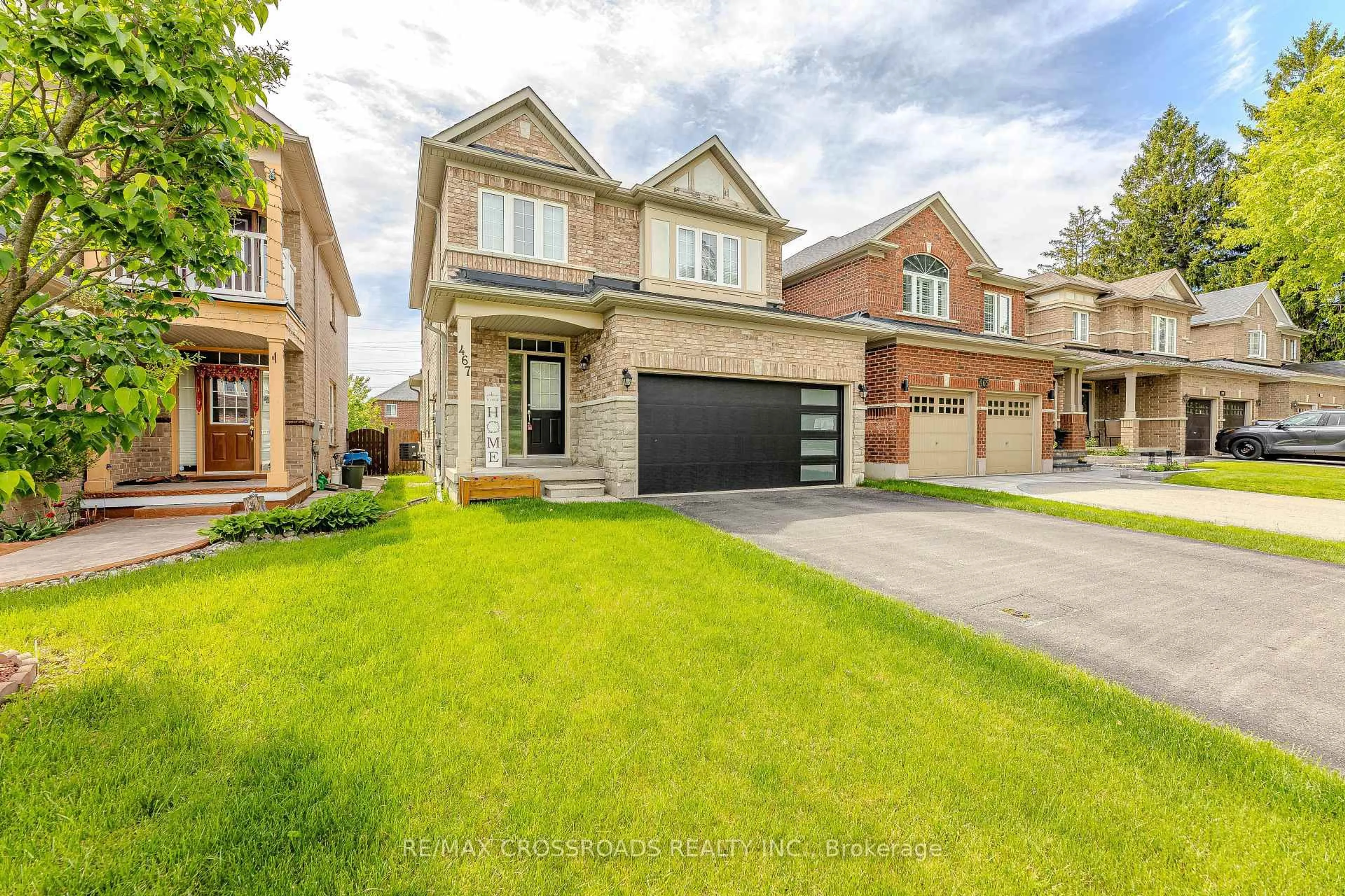 Home with brick exterior material, street for 467 Rougewalk Dr, Pickering Ontario L1X 0A1
