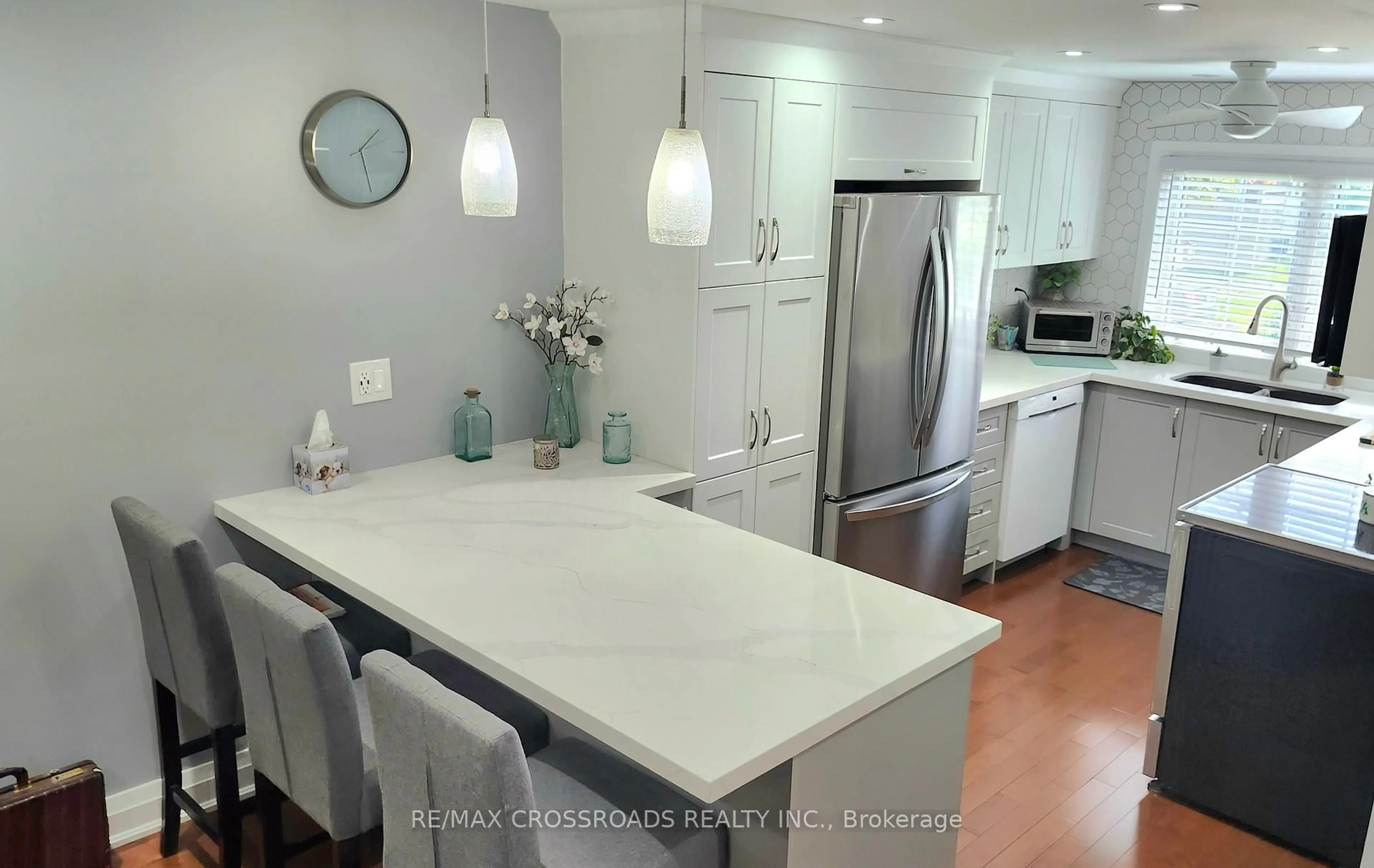 Open concept kitchen, ceramic/tile floor for 1932 Malden Cres, Pickering Ontario L1V 3G5