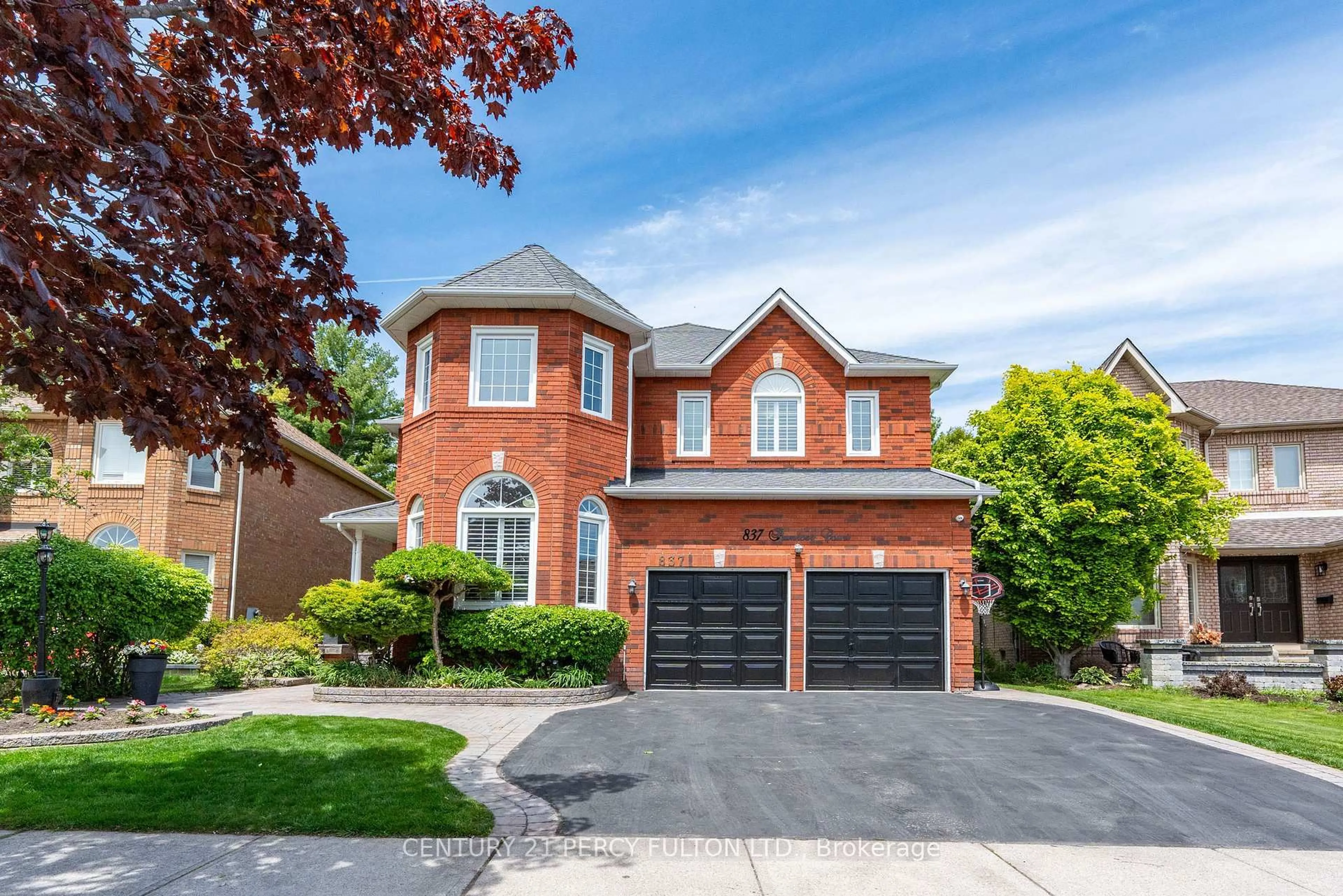 Home with brick exterior material, street for 837 Primrose Crt, Pickering Ontario L1X 2S7