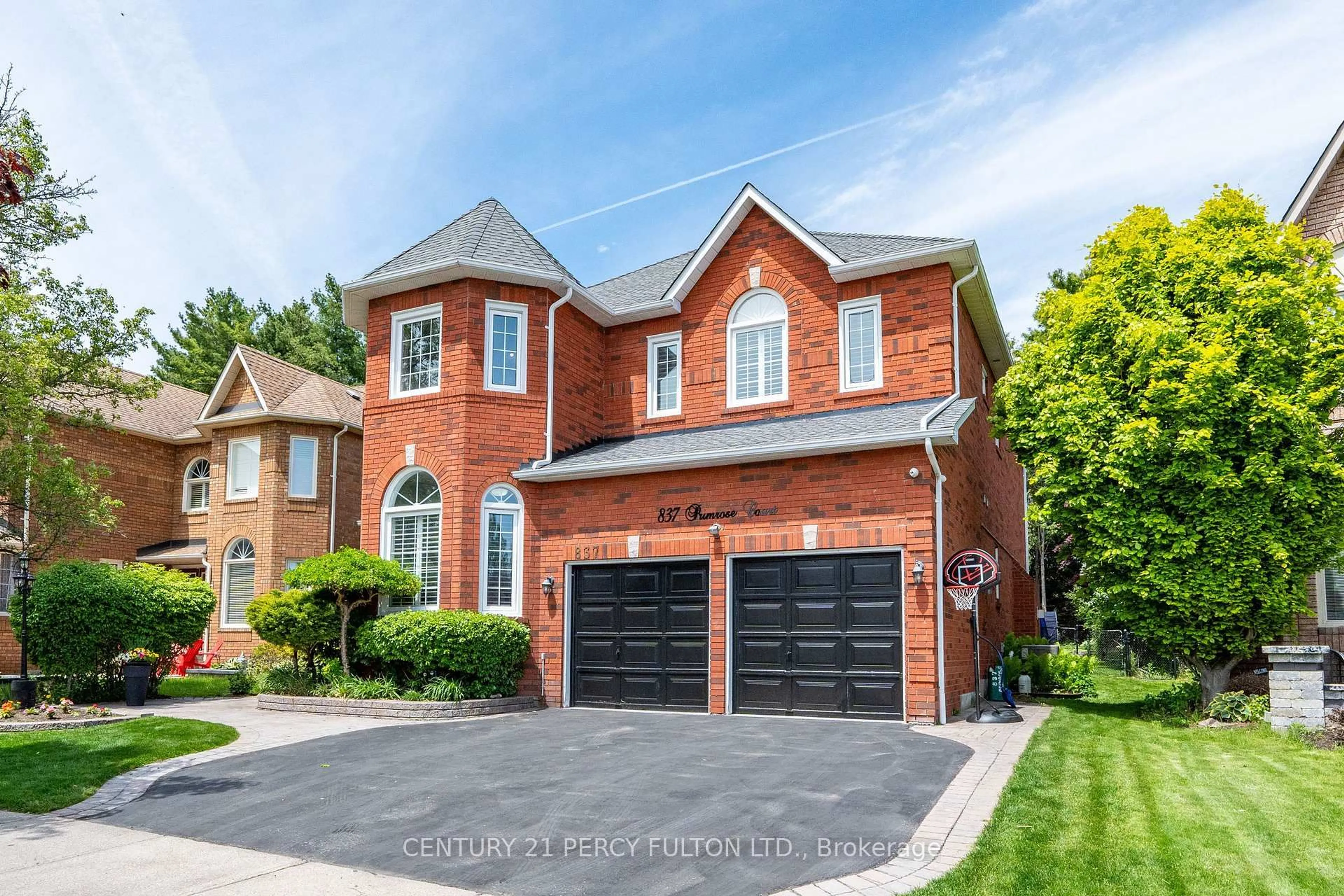 Home with brick exterior material, street for 837 Primrose Crt, Pickering Ontario L1X 2S7