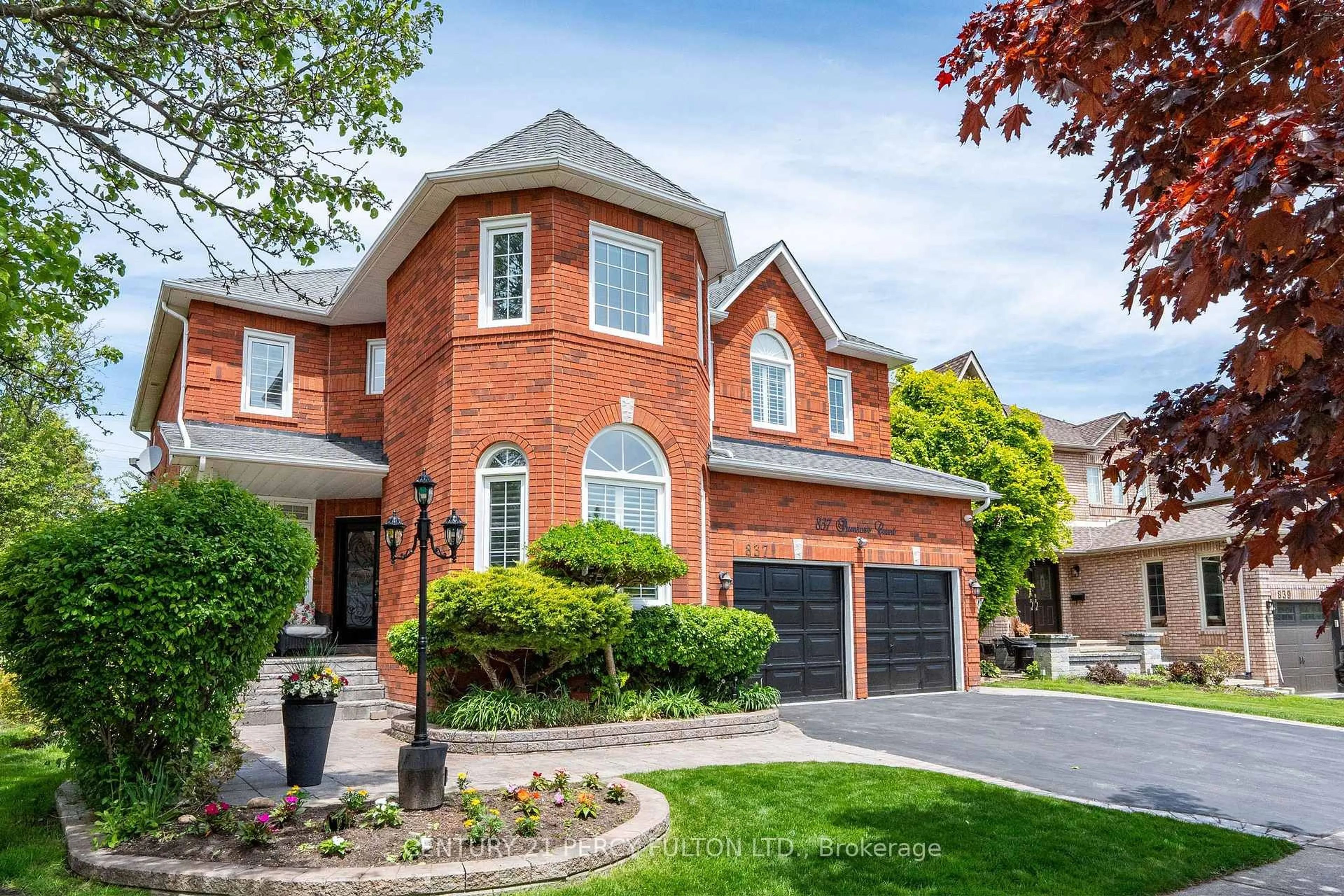 Home with brick exterior material, street for 837 Primrose Crt, Pickering Ontario L1X 2S7