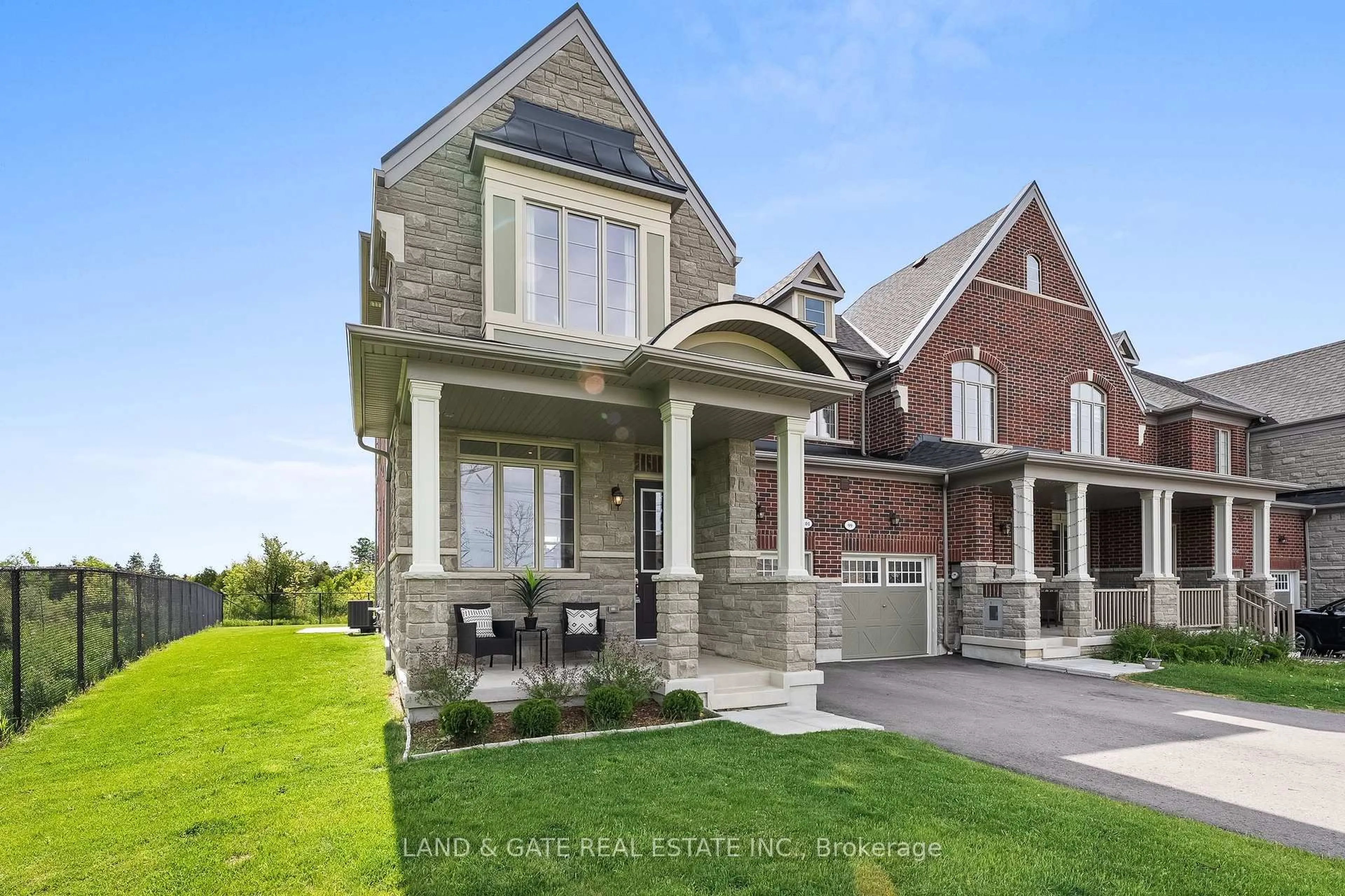 Home with brick exterior material, street for 101 Hickling Lane, Ajax Ontario L1T 0P9