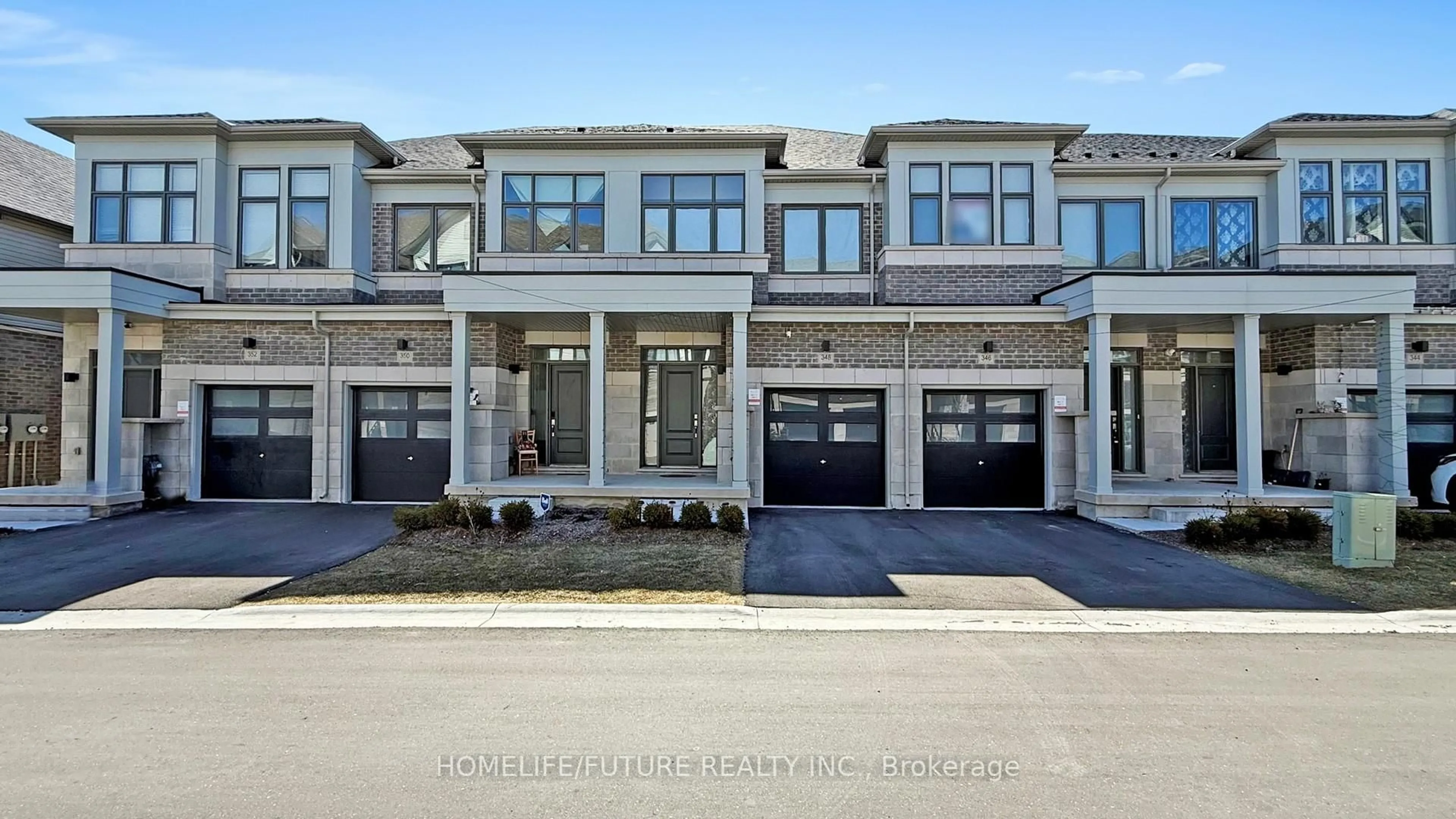 Home with brick exterior material, street for 348 Okanagan Path, Oshawa Ontario L1H 0A7