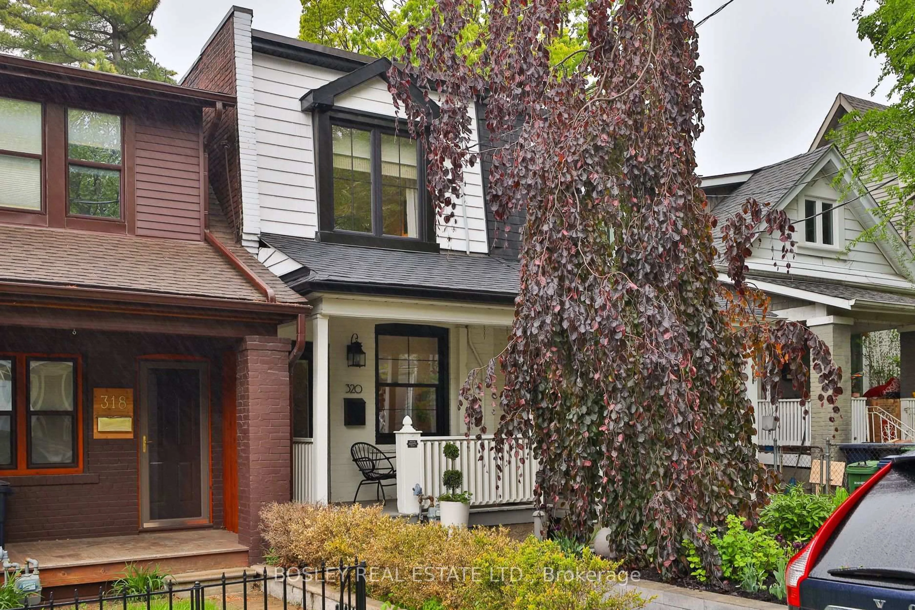Home with brick exterior material, street for 320 Highfield Rd, Toronto Ontario M4L 2V5