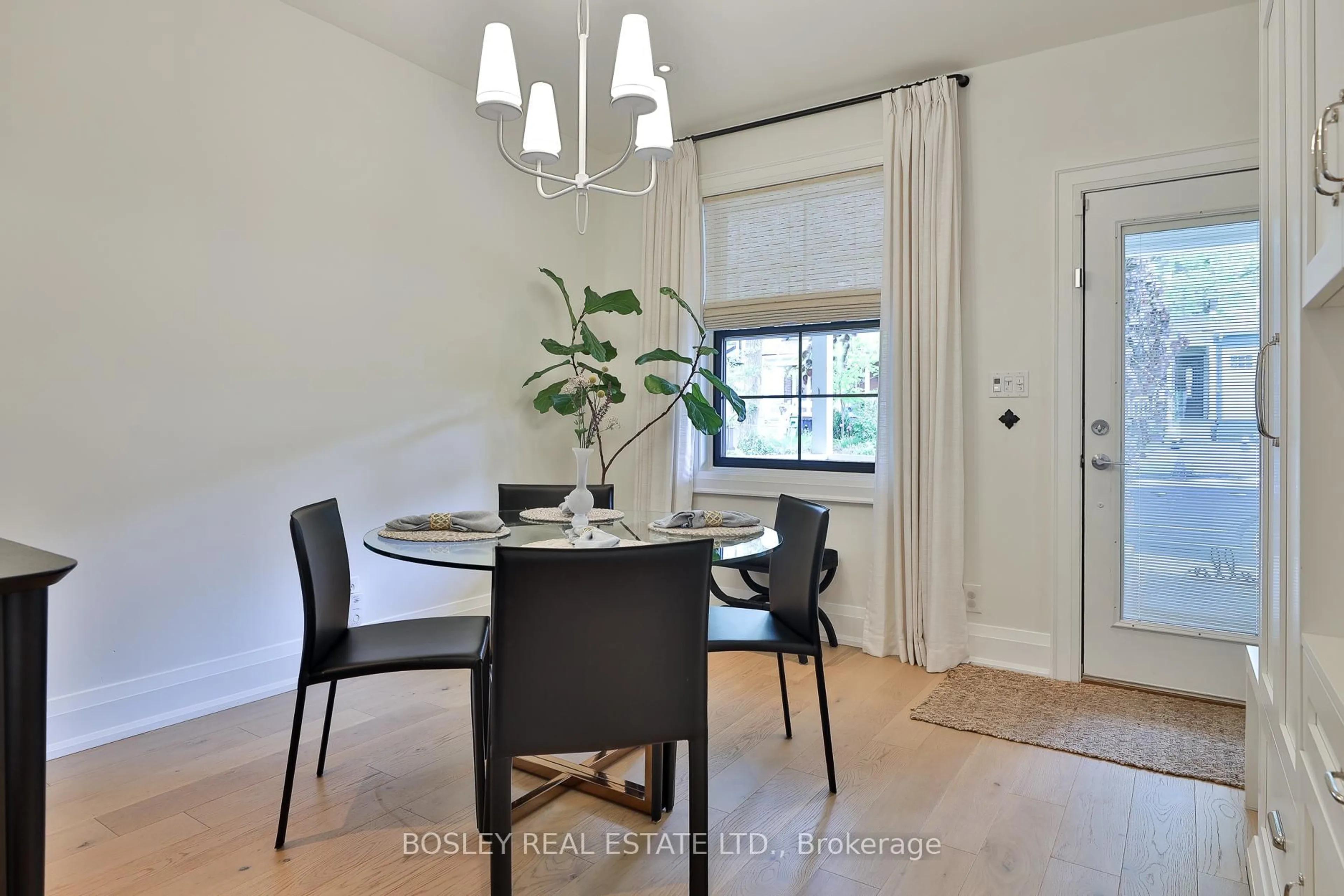 Dining room, wood/laminate floor for 320 Highfield Rd, Toronto Ontario M4L 2V5