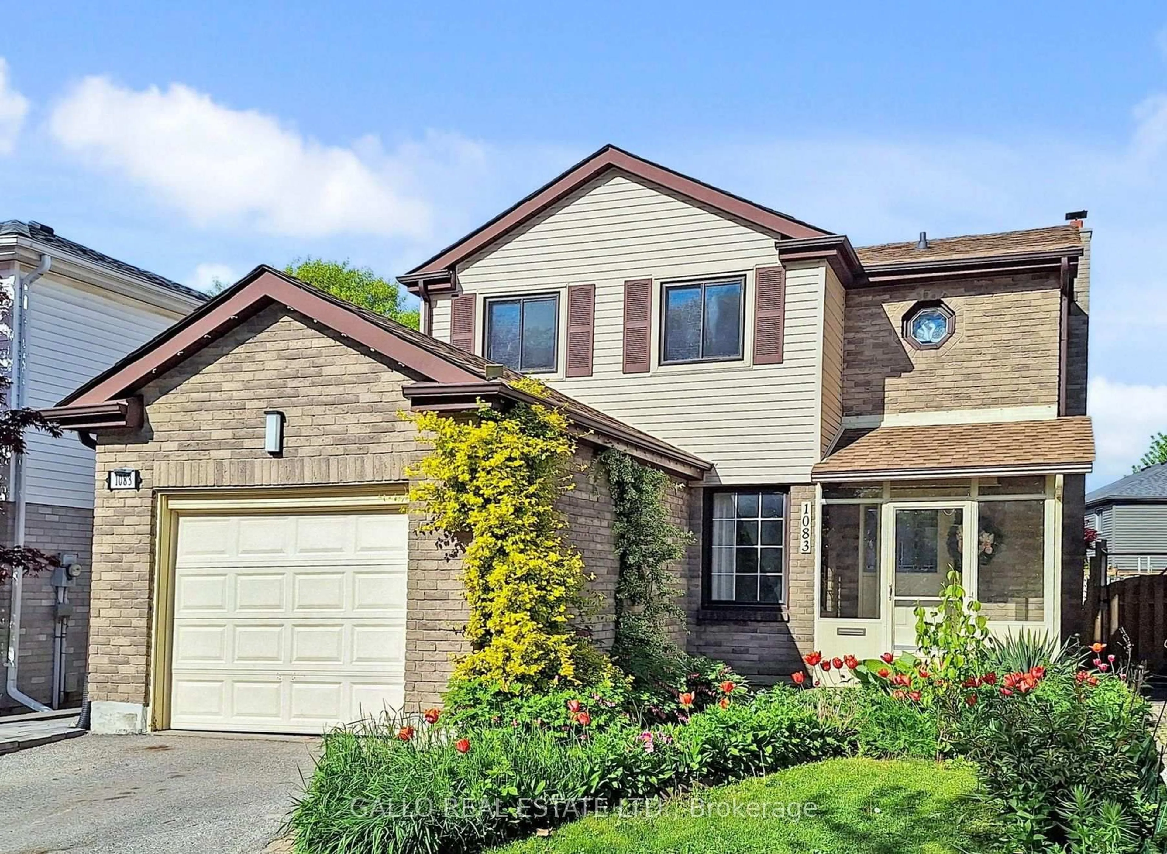 Home with brick exterior material, street for 1083 Moorelands Cres, Pickering Ontario L1W 3K3