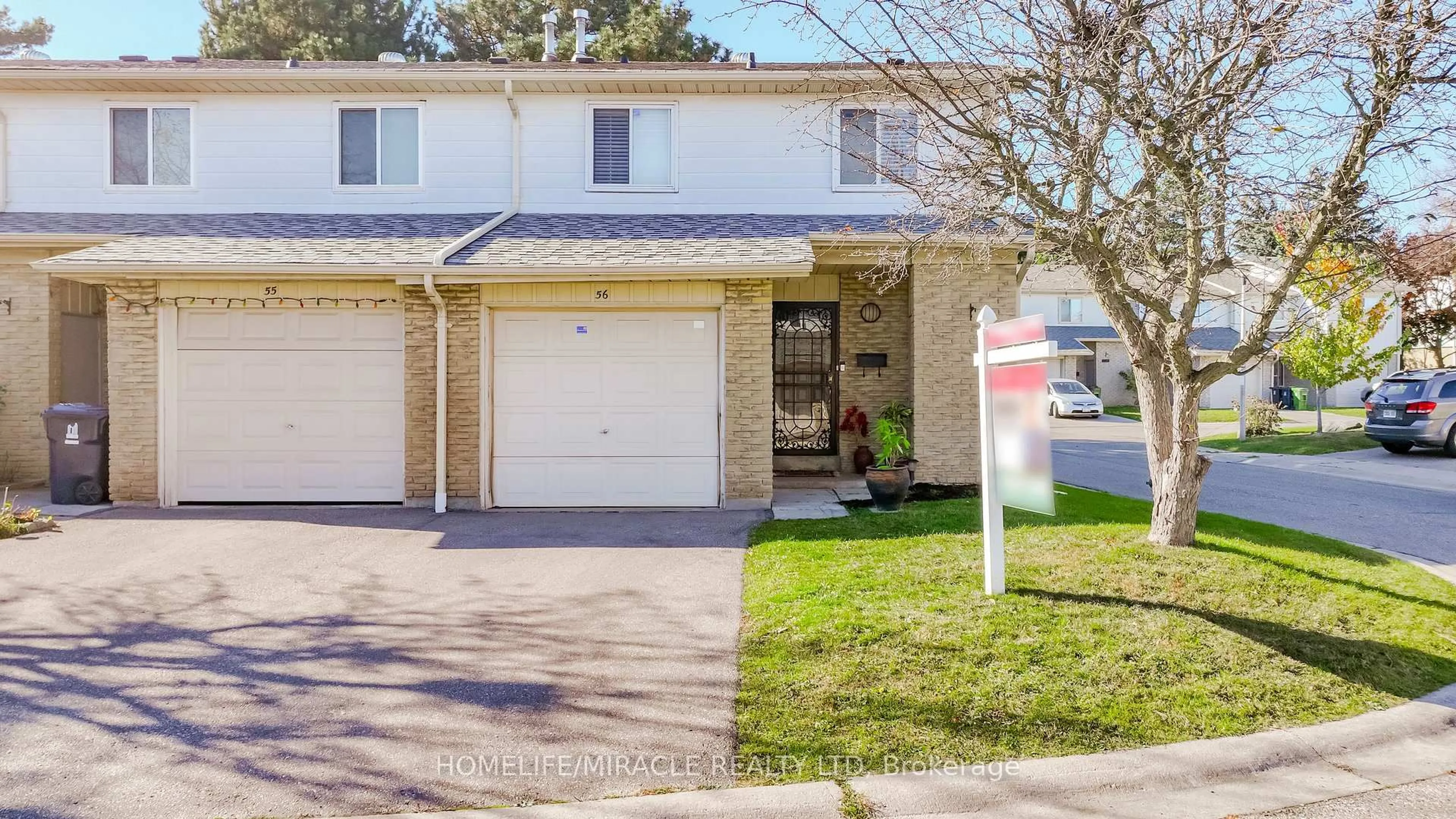 Home with brick exterior material, street for 50 Blackwell Ave #56, Toronto Ontario M1B 1K2