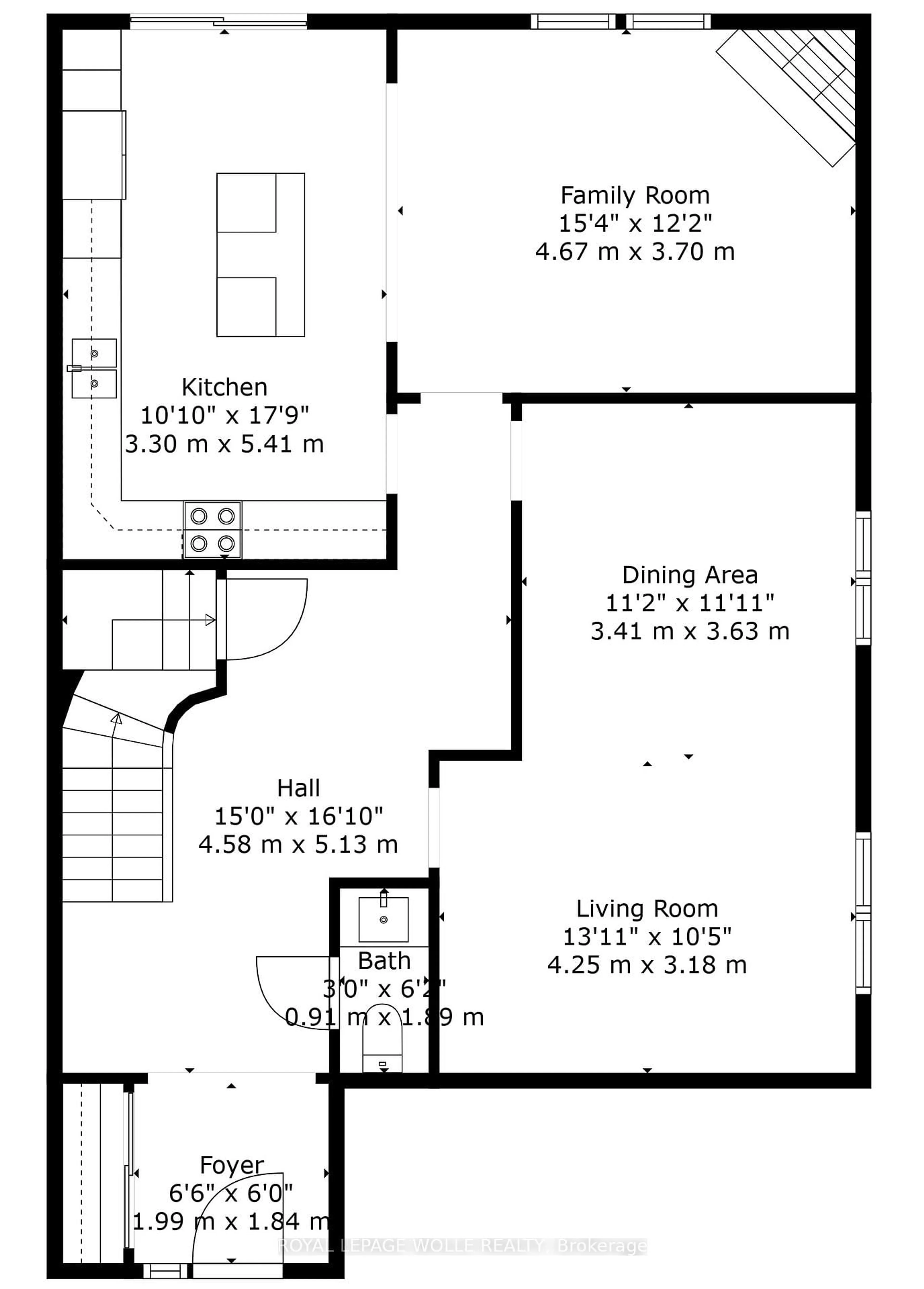 Floor plan for 85 Gennela Sq, Toronto Ontario M1B 5M7
