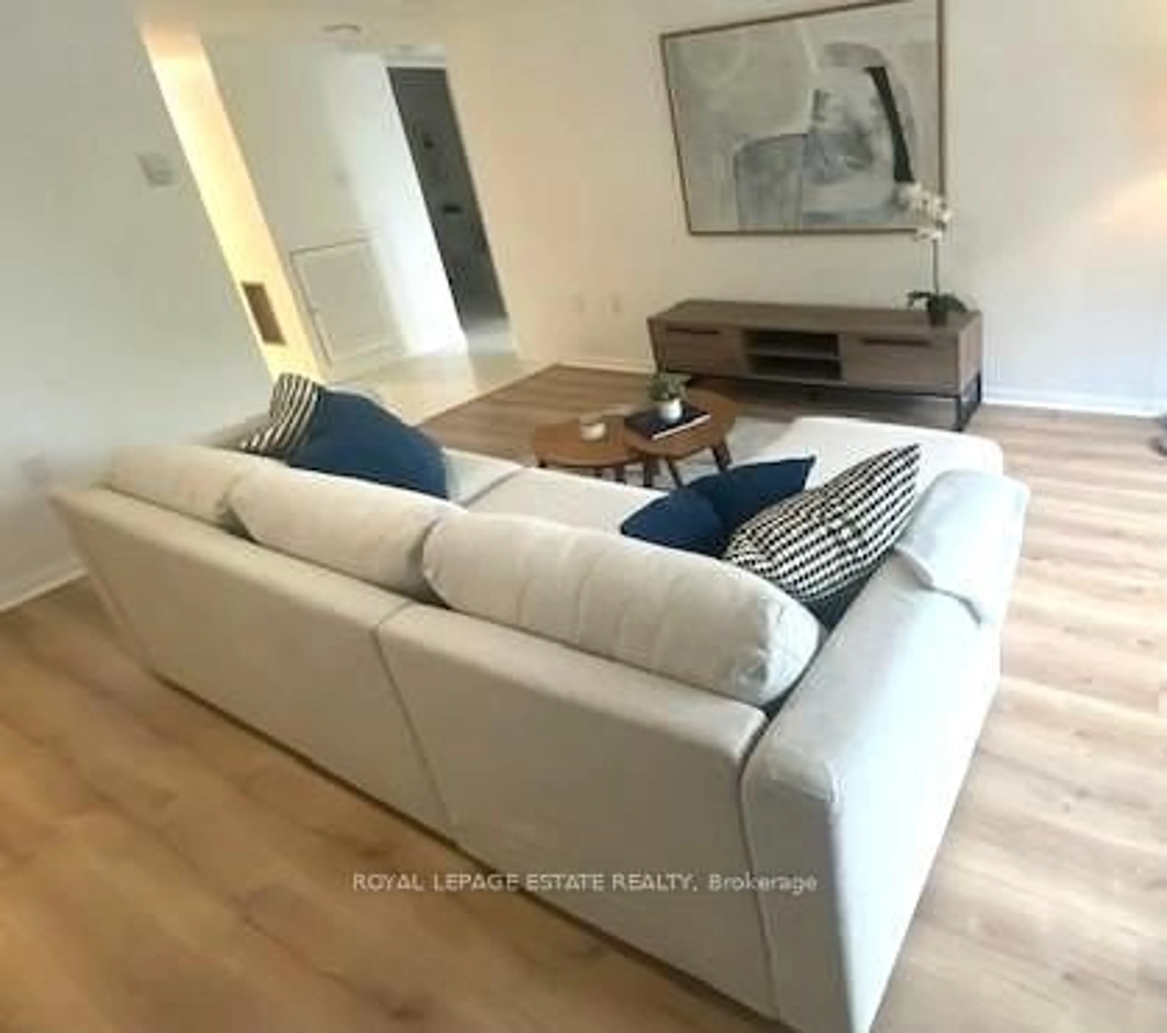 Living room with furniture, unknown for 757 Victoria Park Ave #201, Toronto Ontario M4C 5N8
