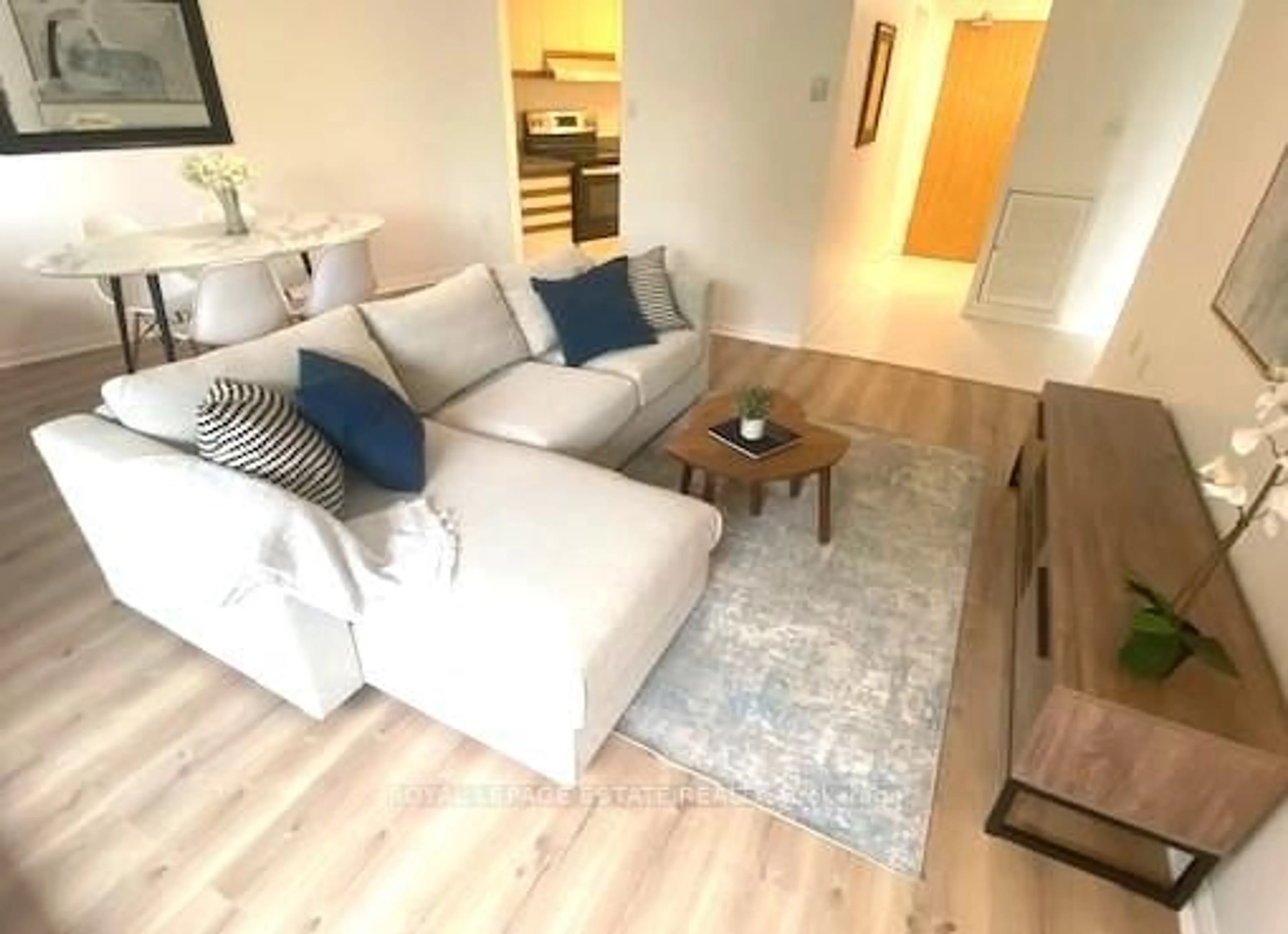 Living room with furniture, unknown for 757 Victoria Park Ave #201, Toronto Ontario M4C 5N8
