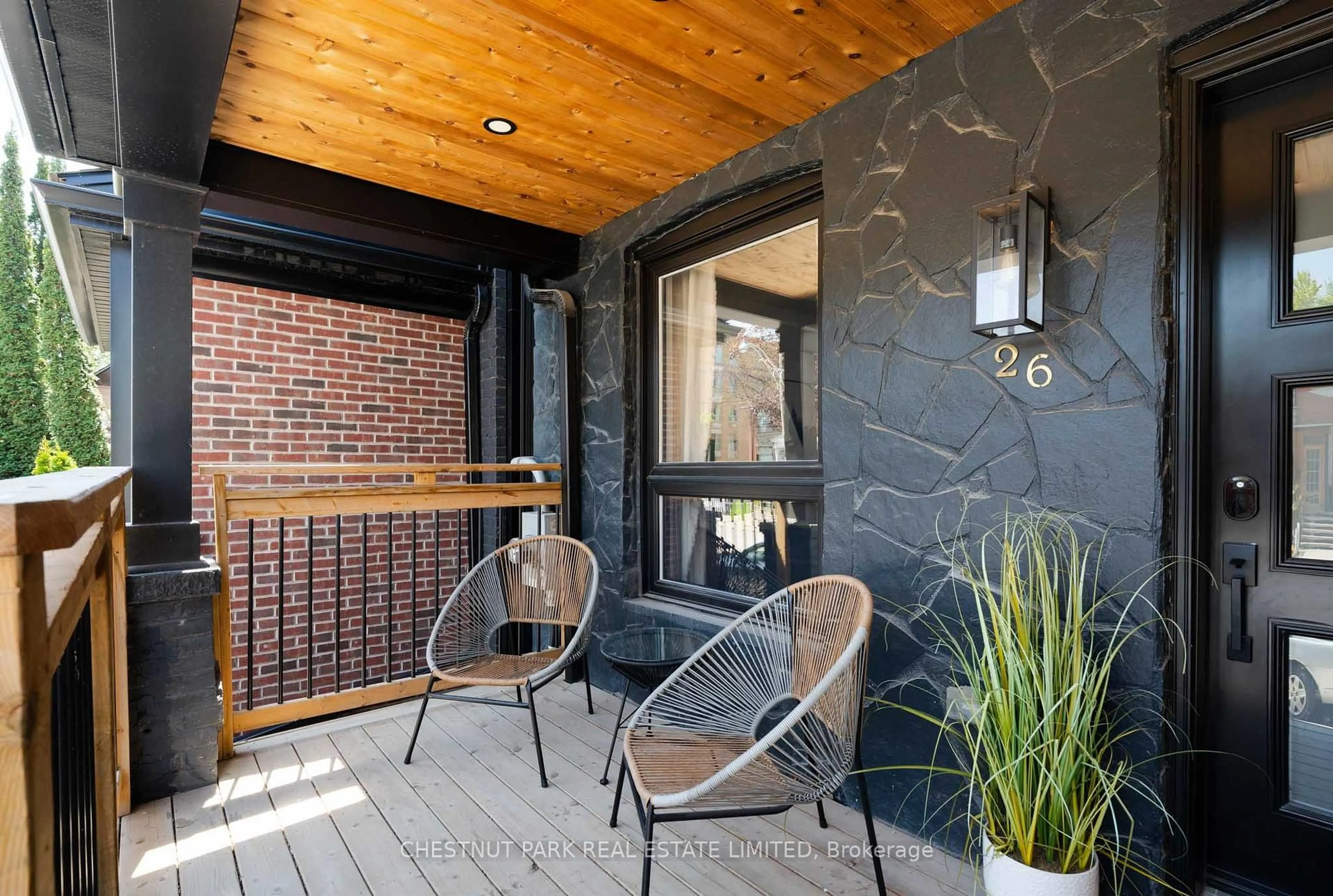 Patio, street for 26 Pape Ave, Toronto Ontario M4M 2V6