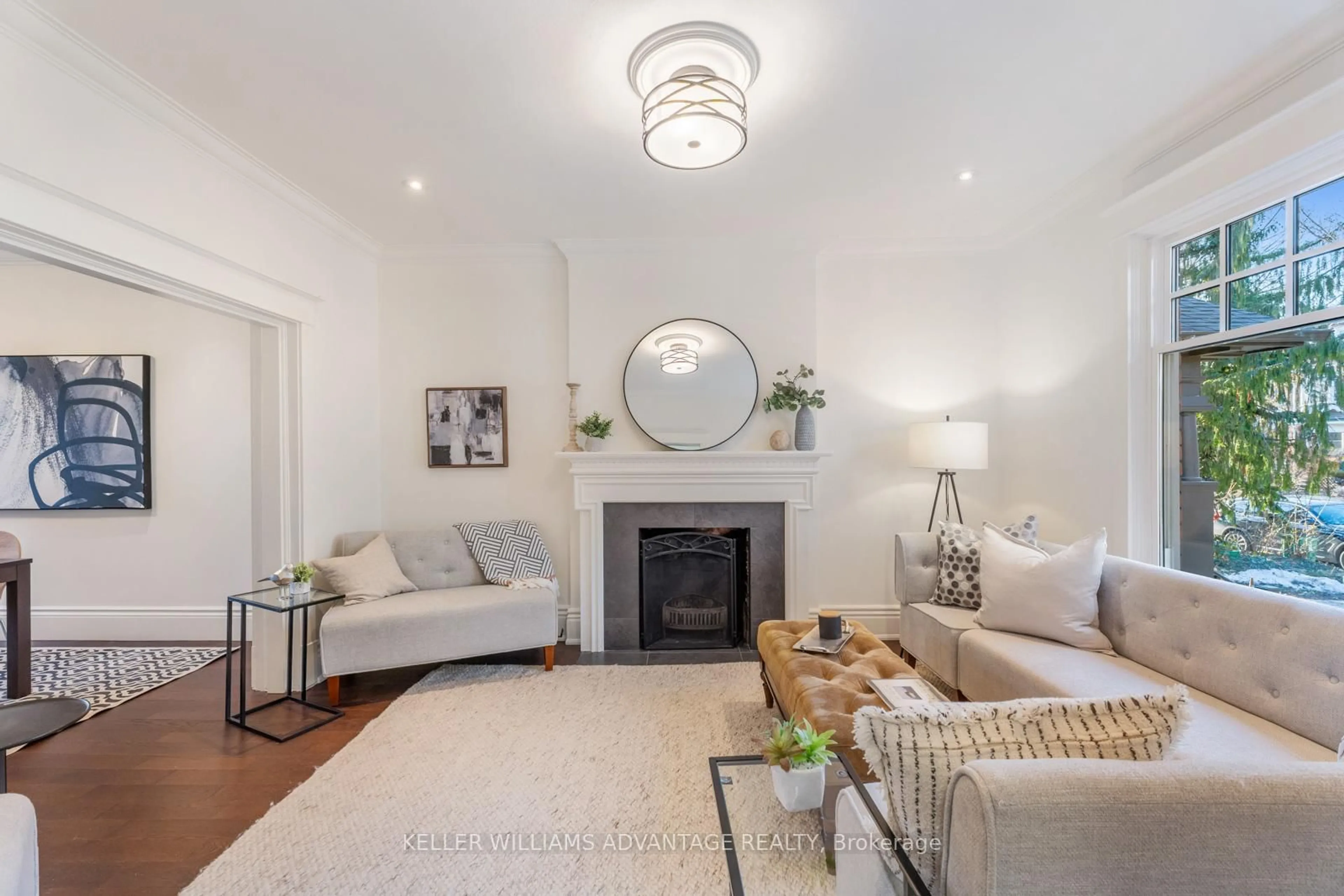 Living room with furniture, unknown for 101 Dixon Ave, Toronto Ontario M4L 1N8