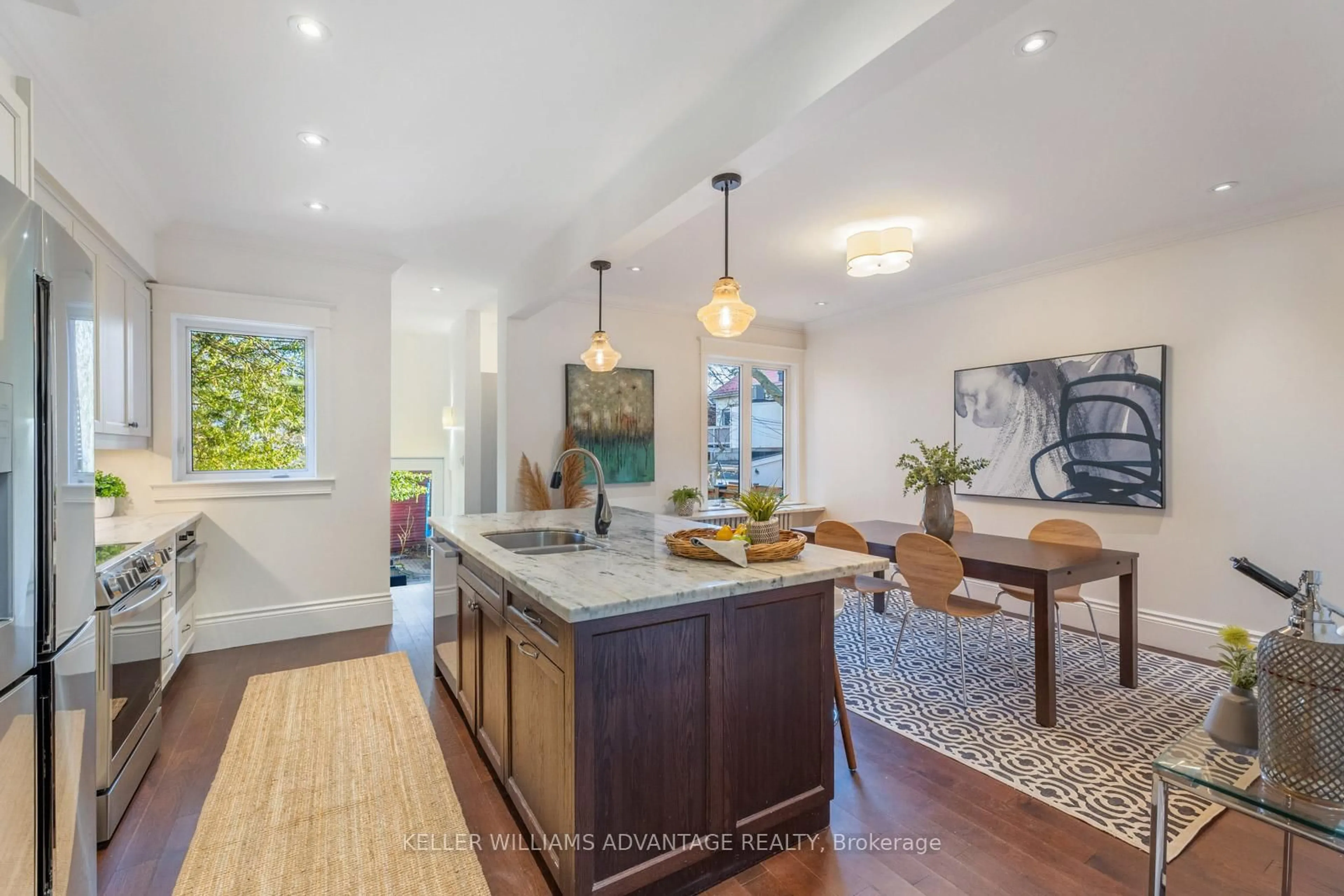 Open concept kitchen, unknown for 101 Dixon Ave, Toronto Ontario M4L 1N8