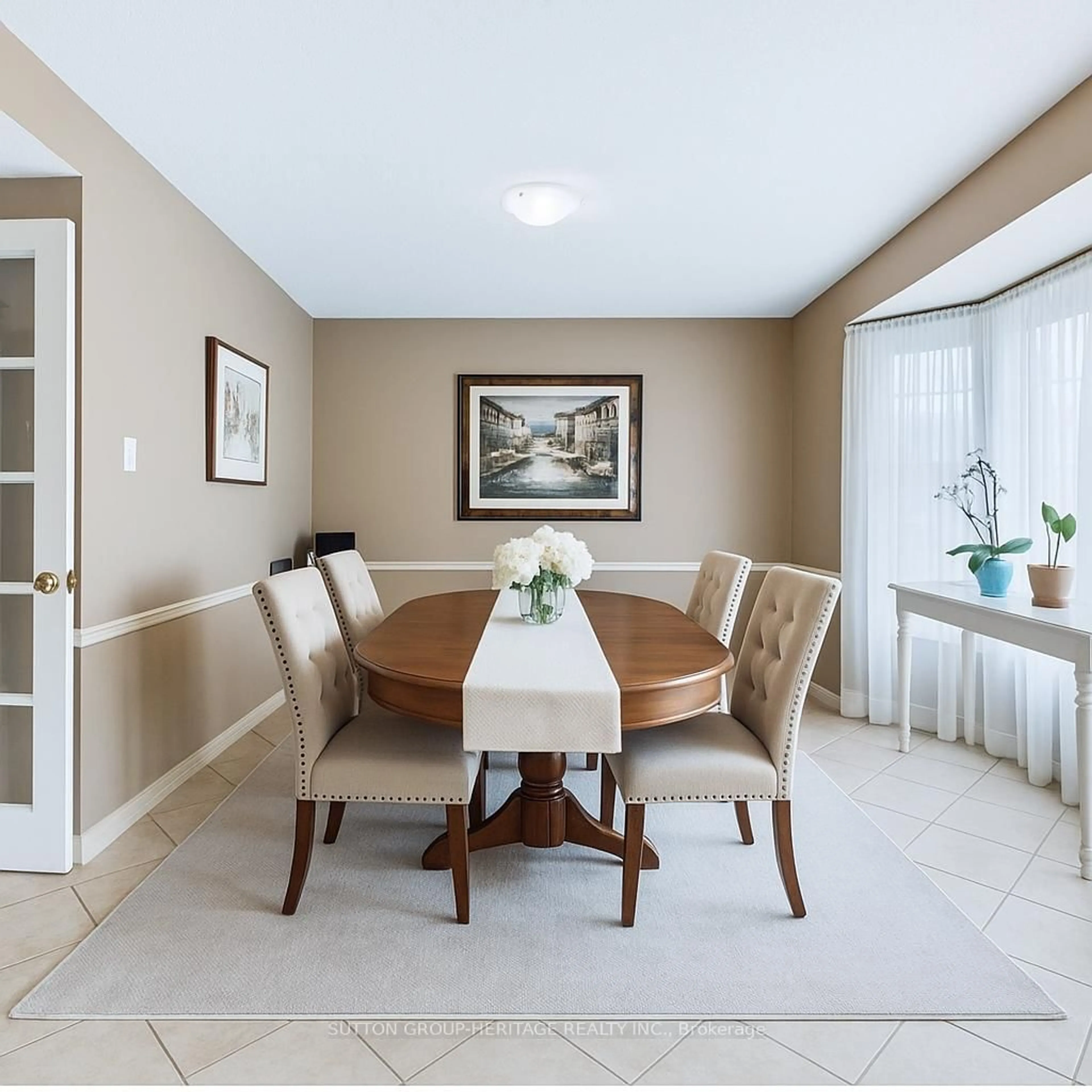 Dining room, ceramic/tile floor for 943 Gablehurst Cres, Pickering Ontario L1V 5G6