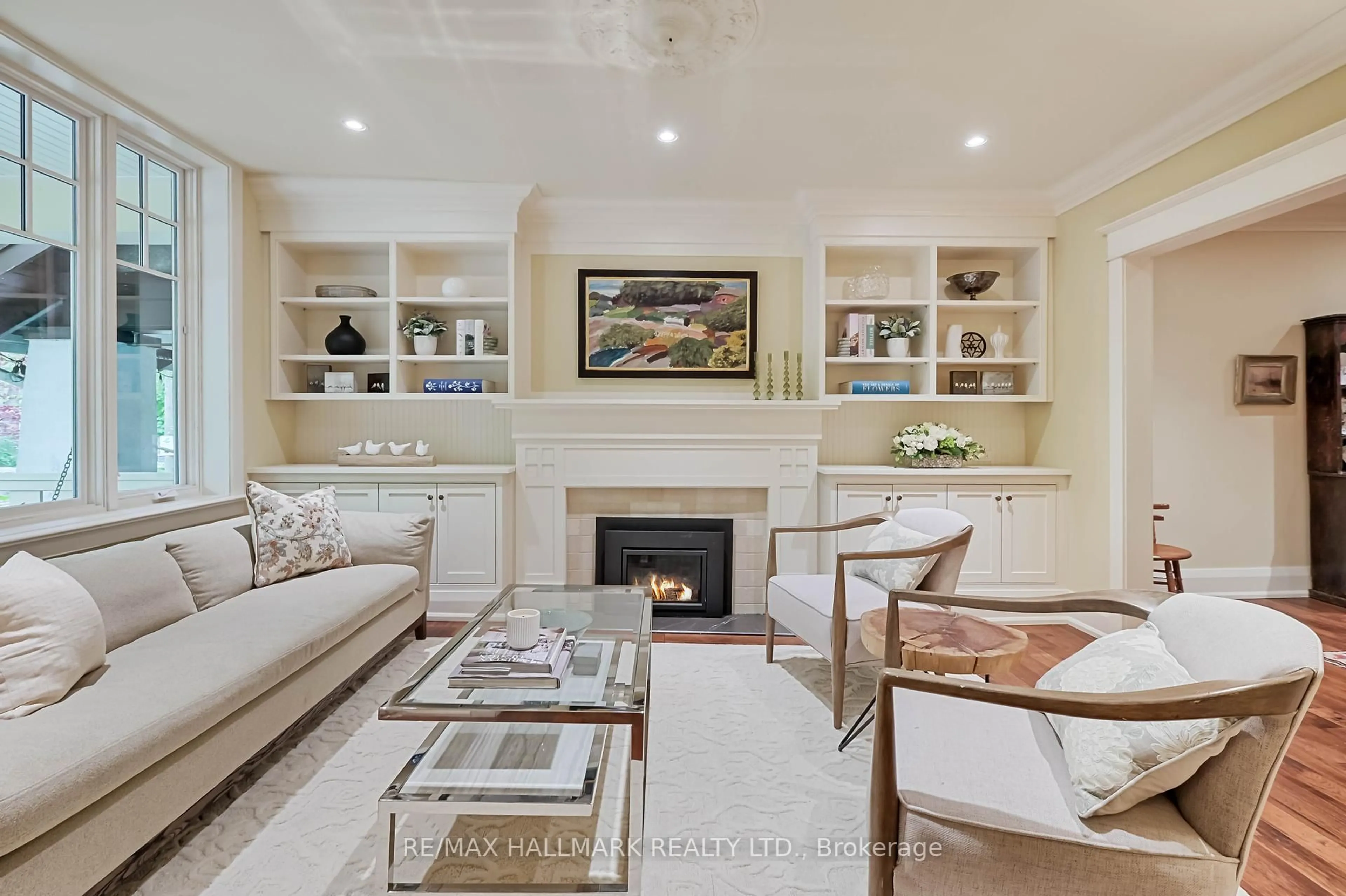 Living room with furniture, ceramic/tile floor for 8 Silver Birch Ave, Toronto Ontario M4E 3K9