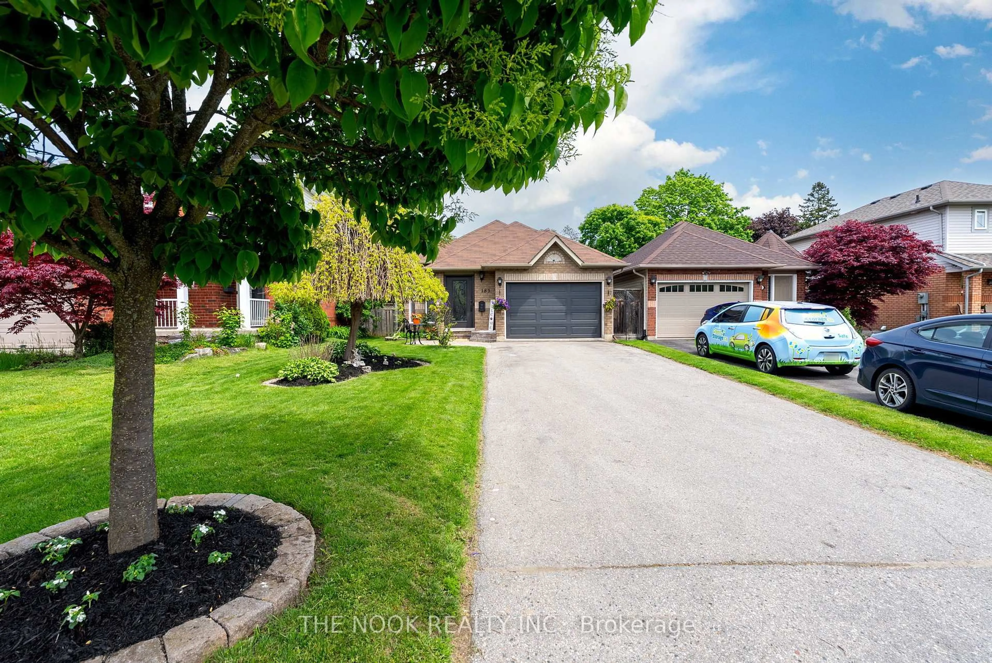 A pic from outside/outdoor area/front of a property/back of a property/a pic from drone, street for 183 High St, Clarington Ontario L1C 5A6