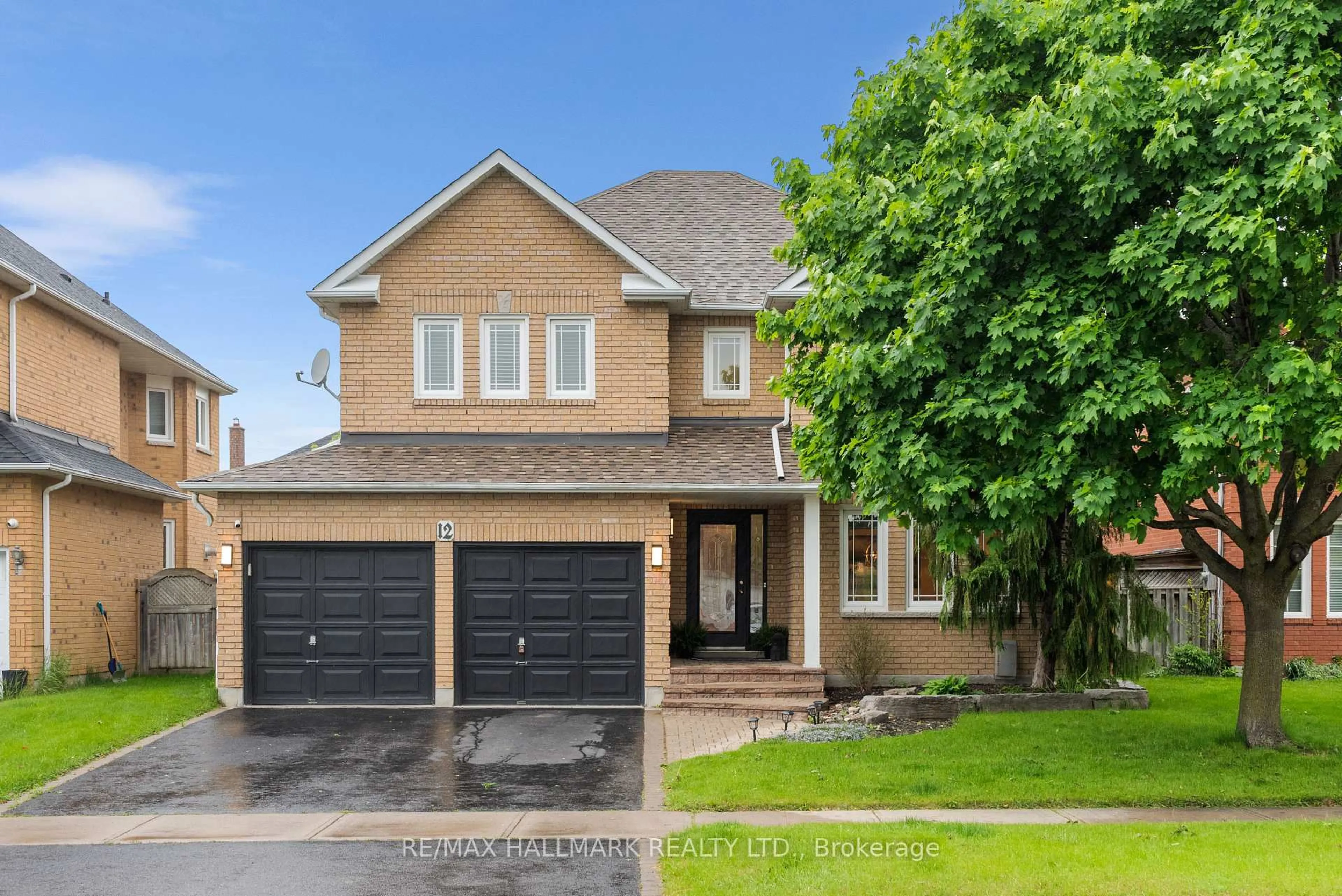 Home with brick exterior material, street for 12 Donald Wilson St, Whitby Ontario L1R 2H5