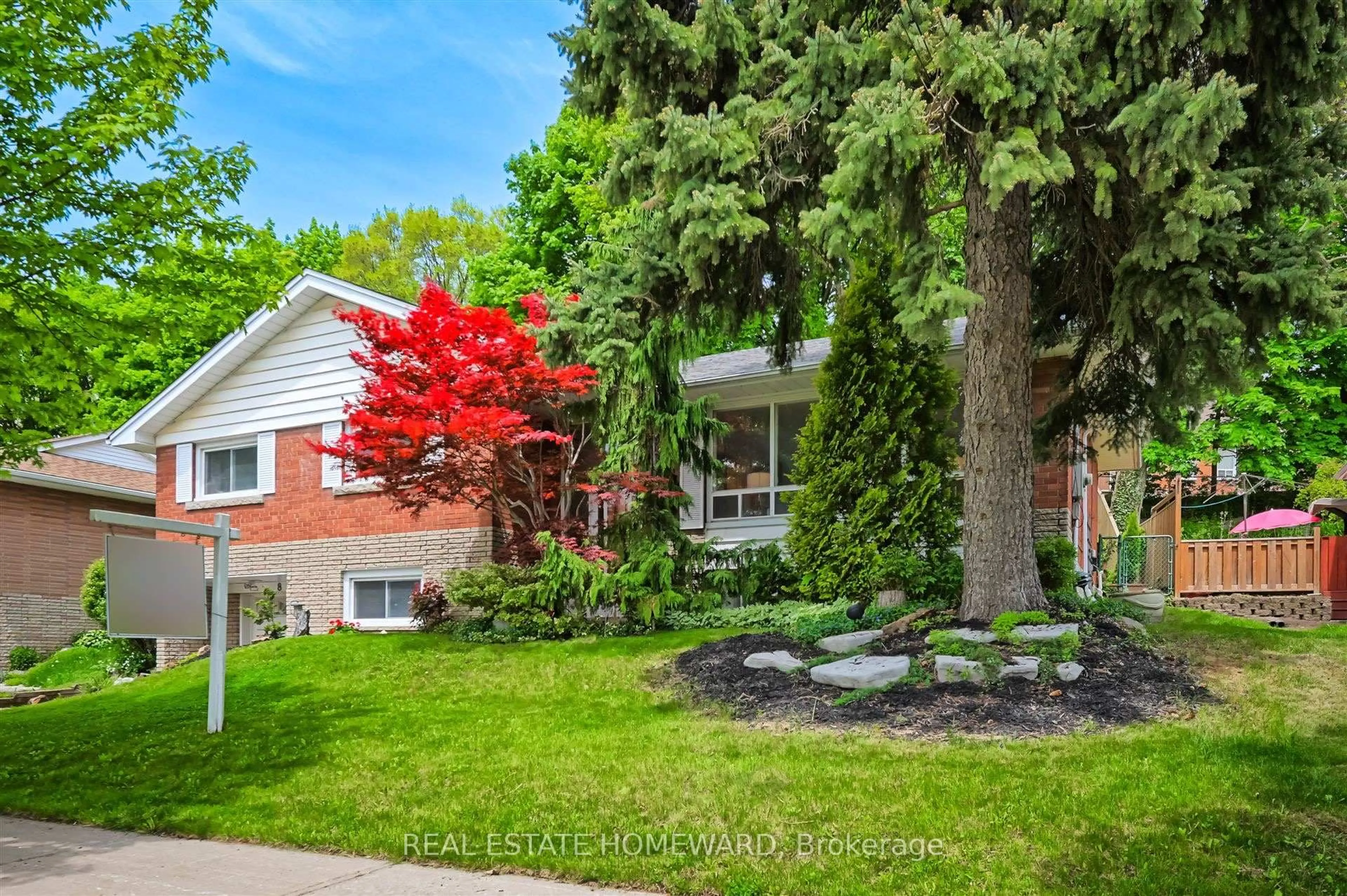 Home with brick exterior material, street for 8 Burnview Cres, Toronto Ontario M1H 1B5