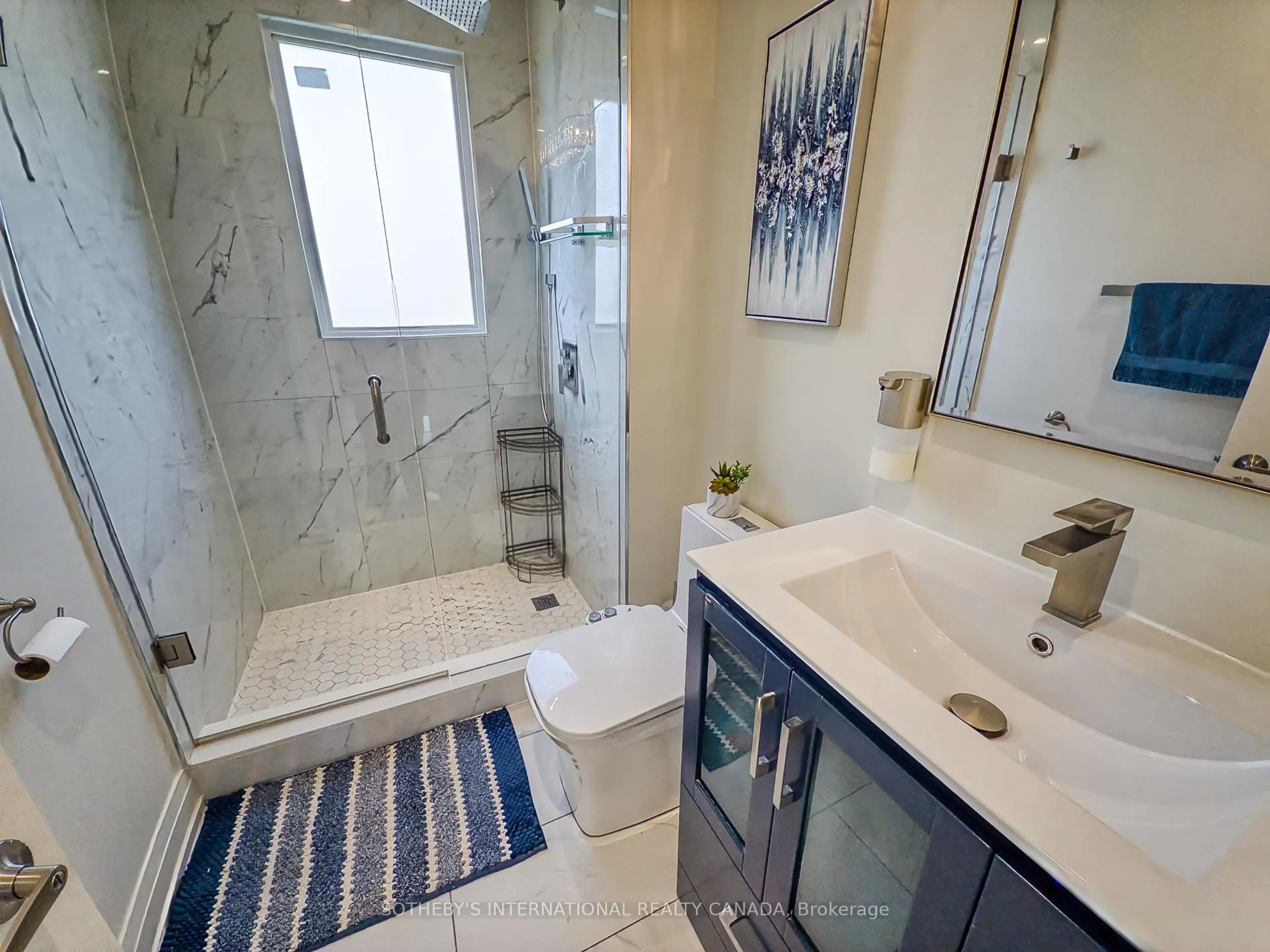 Contemporary bathroom, ceramic/tile floor for 26 Greenwood Ave, Toronto Ontario M4L 2P4