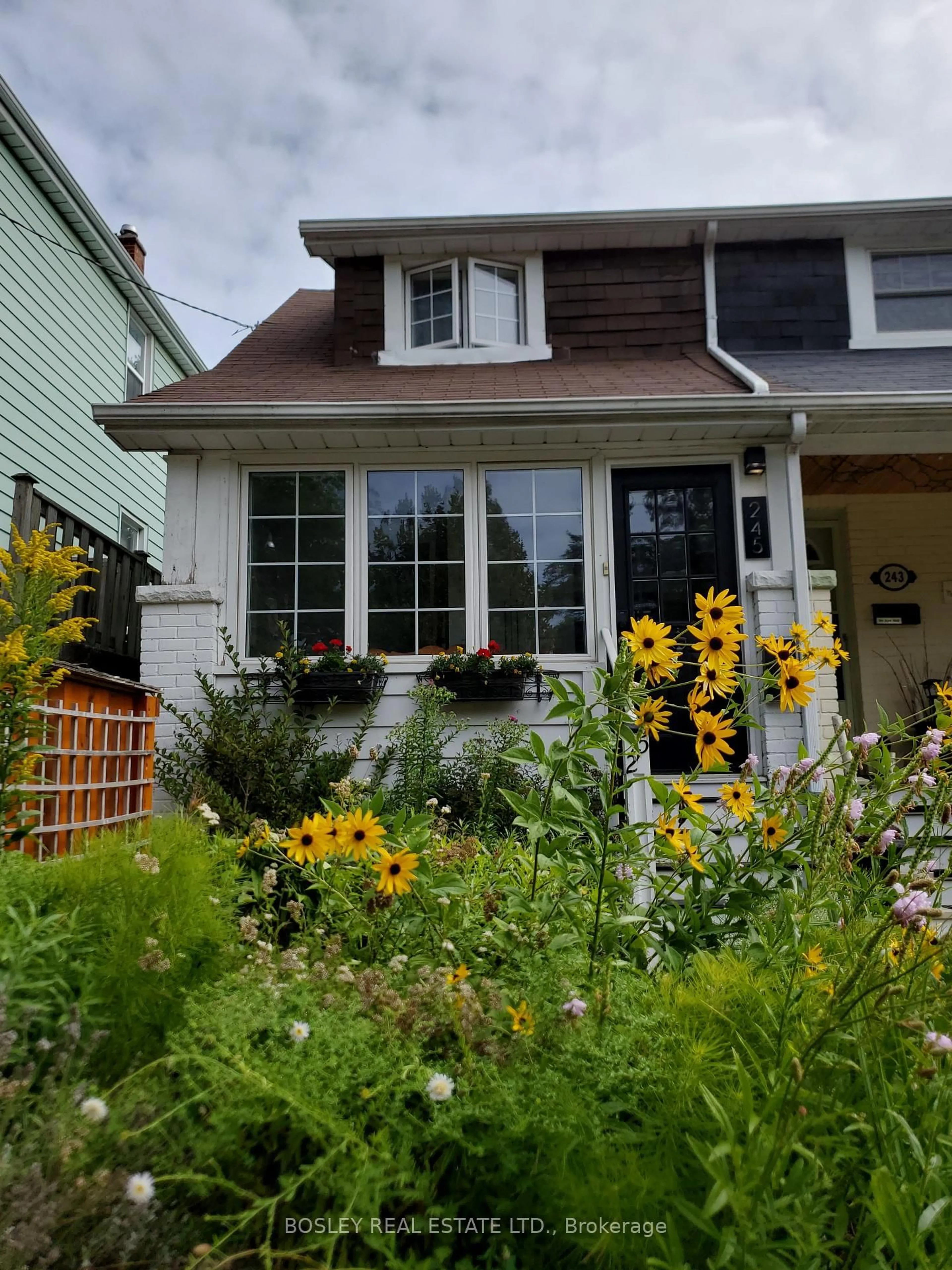 Home with vinyl exterior material, street for 245 Kenilworth Ave, Toronto Ontario M4L 3S7