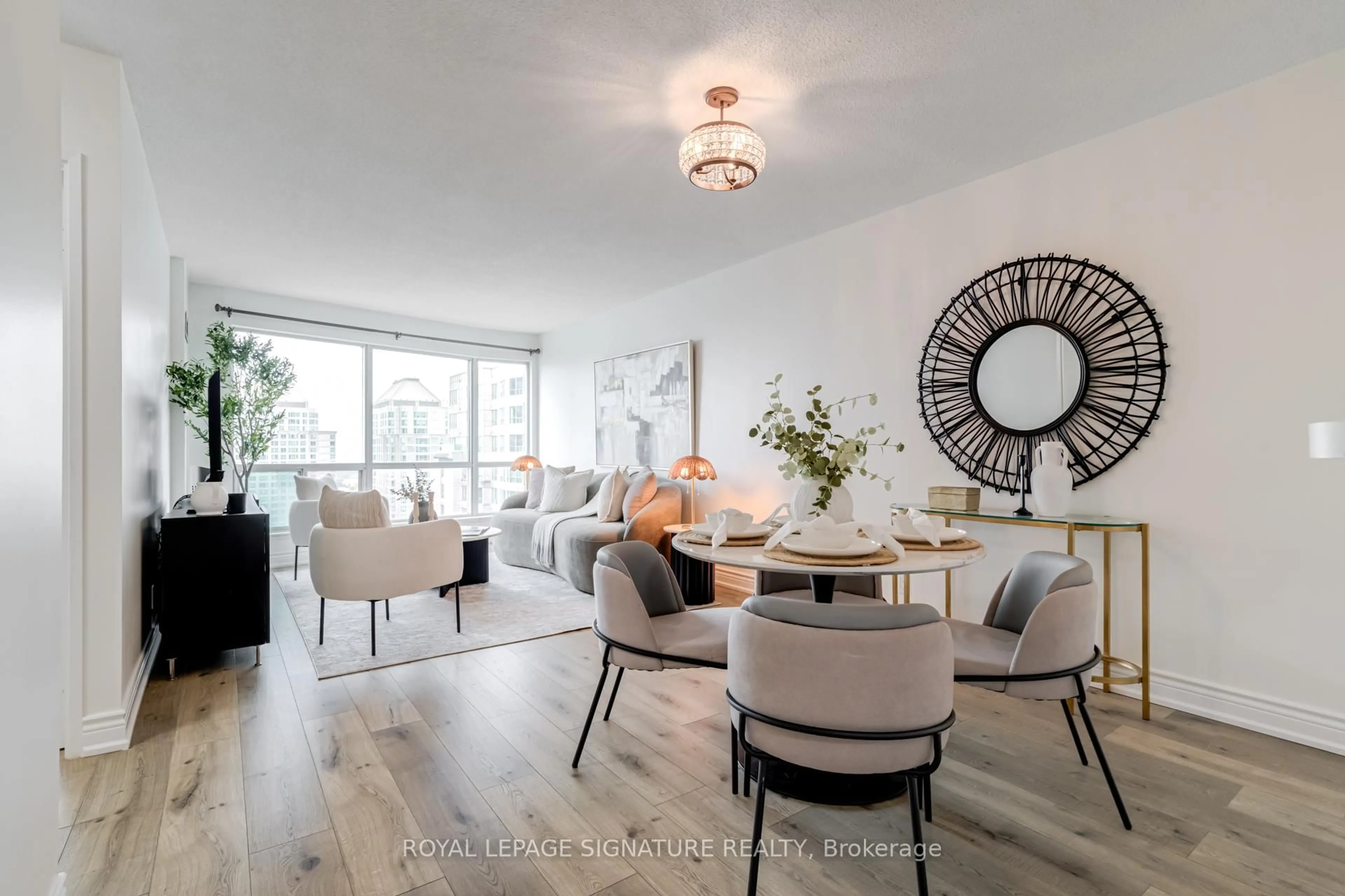 Living room with furniture, unknown for 18 Lee Centre Dr #2203, Toronto Ontario M1H 3H5