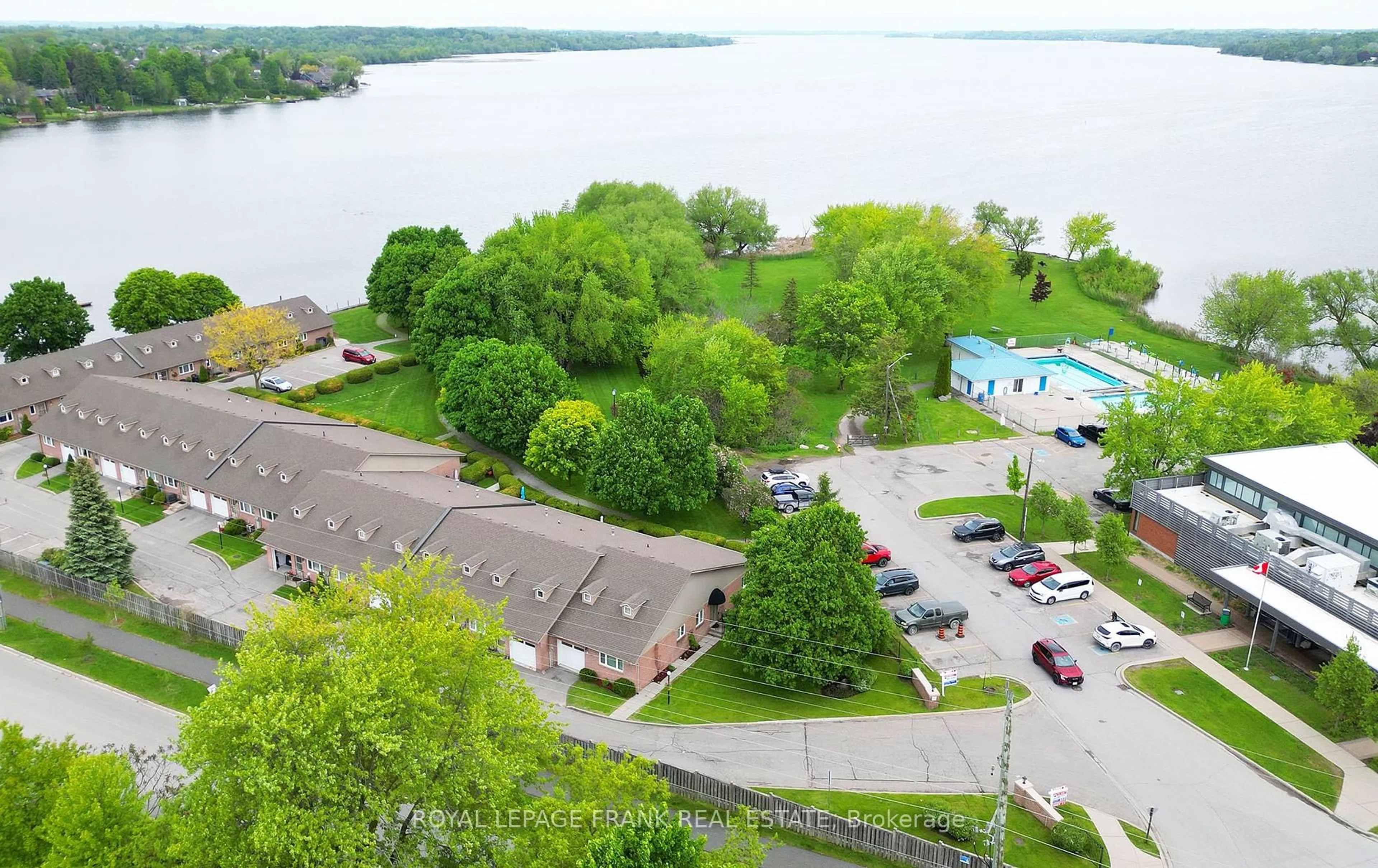 A pic from outside/outdoor area/front of a property/back of a property/a pic from drone, water/lake/river/ocean view for 234 Water St #1, Scugog Ontario L9L 1C4