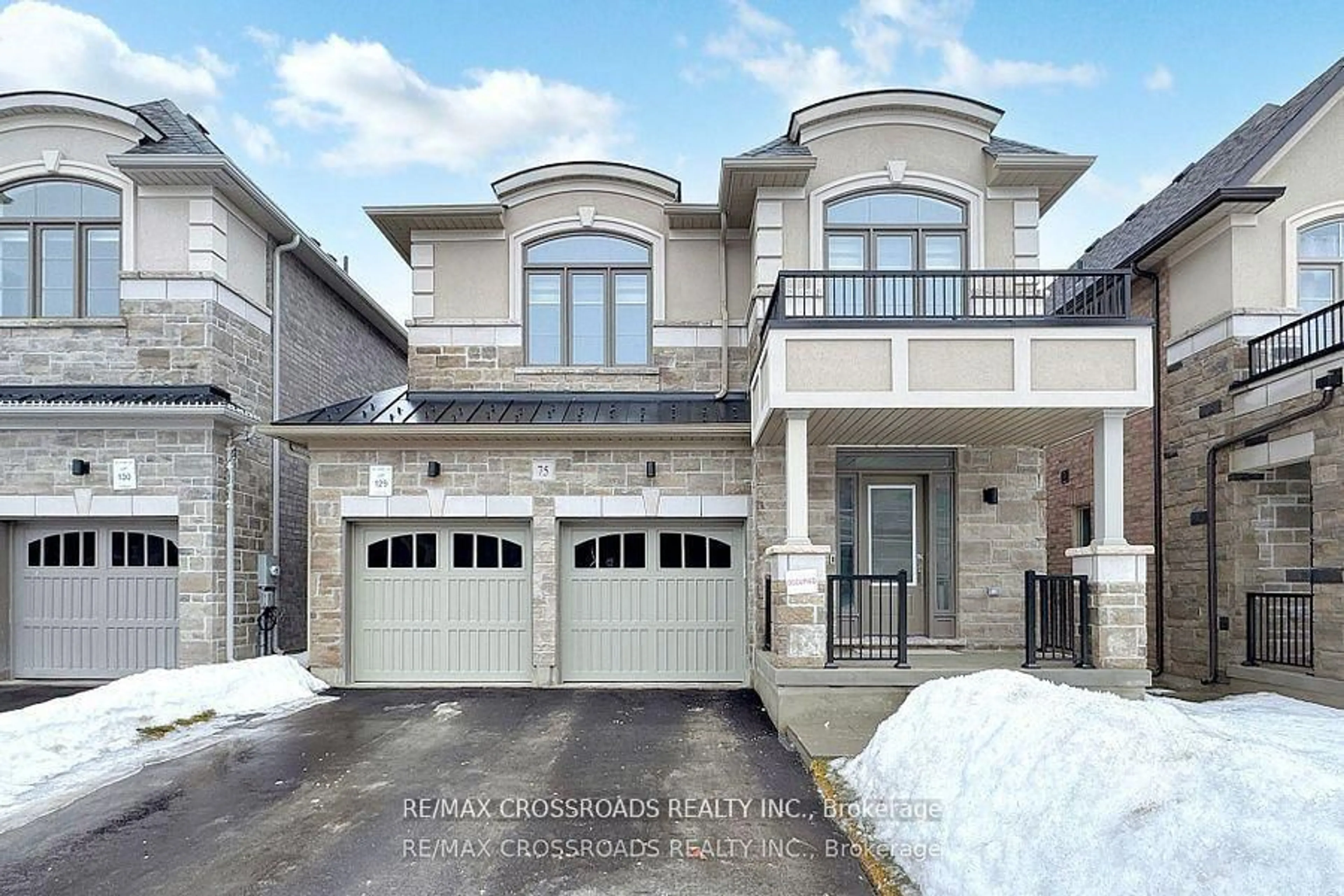 Home with brick exterior material, street for 75 Ed Ewert Ave, Clarington Ontario L1B 0W7
