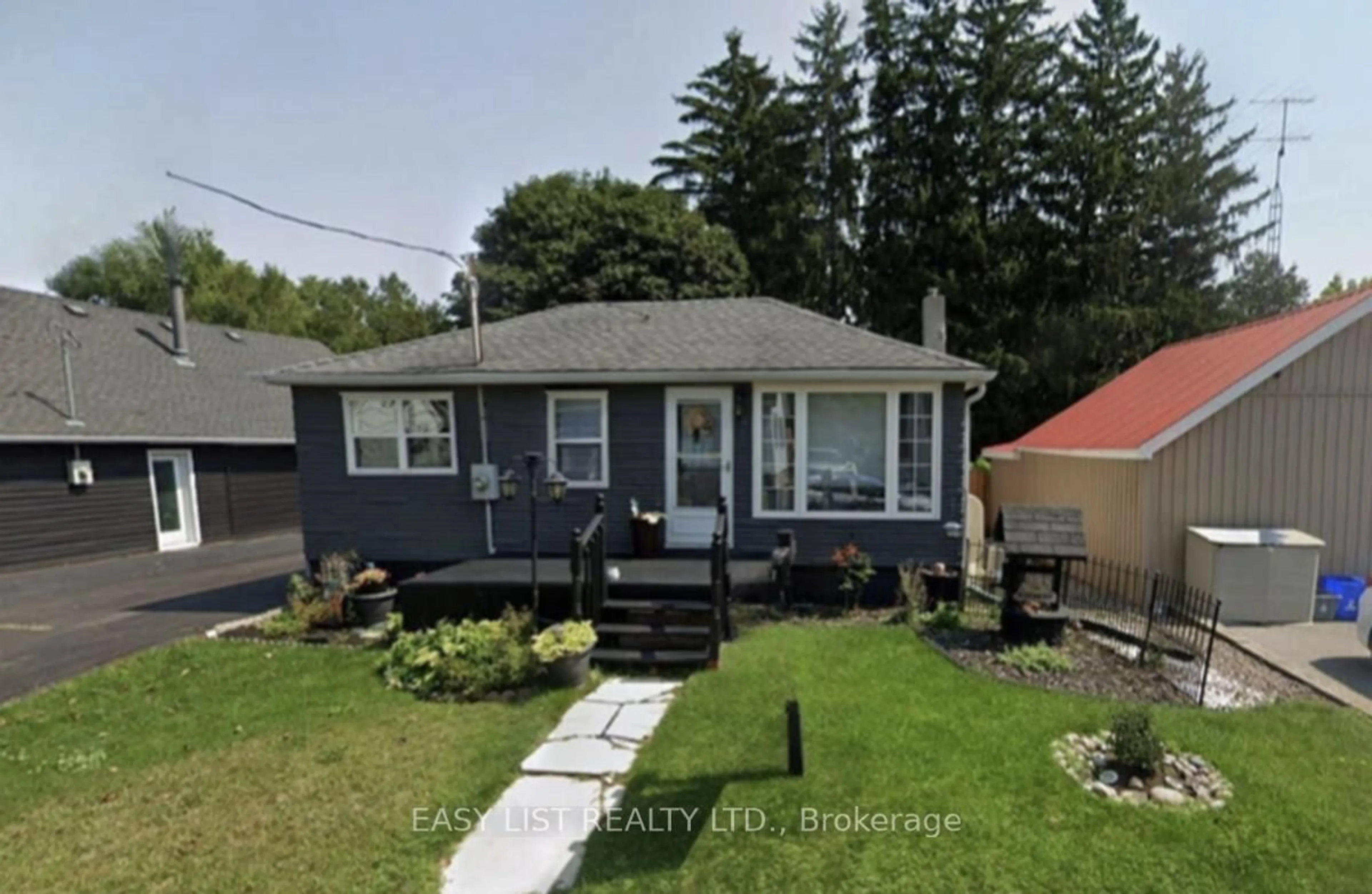 A pic from outside/outdoor area/front of a property/back of a property/a pic from drone, street for 3 Lambs Lane, Clarington Ontario L1C 3E9