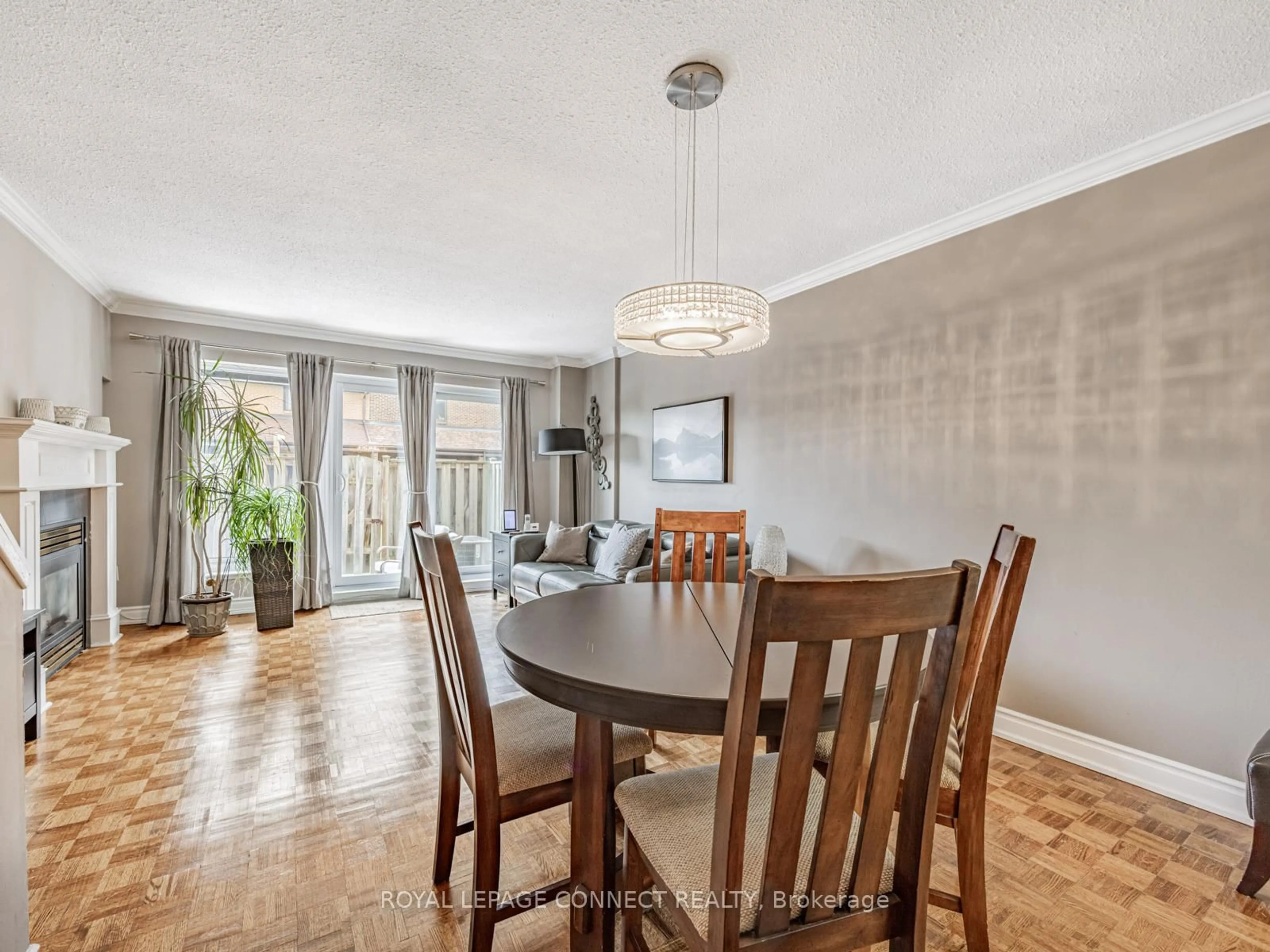 Dining room, wood/laminate floor for 28 Livingston Rd #69, Toronto Ontario M1E 4S5