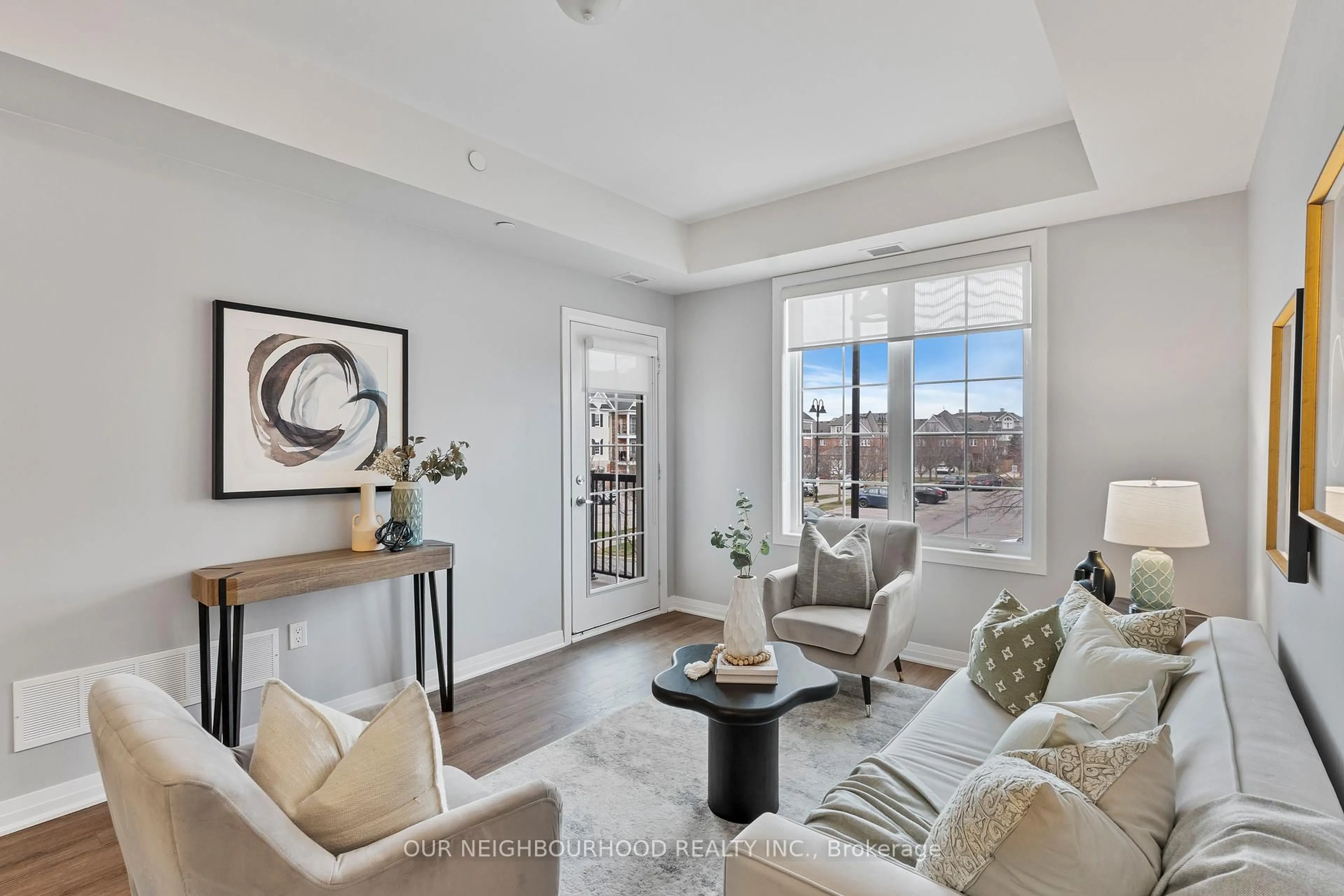 Living room with furniture, unknown for 65 Shipway Ave #211, Clarington Ontario L1B 0B7
