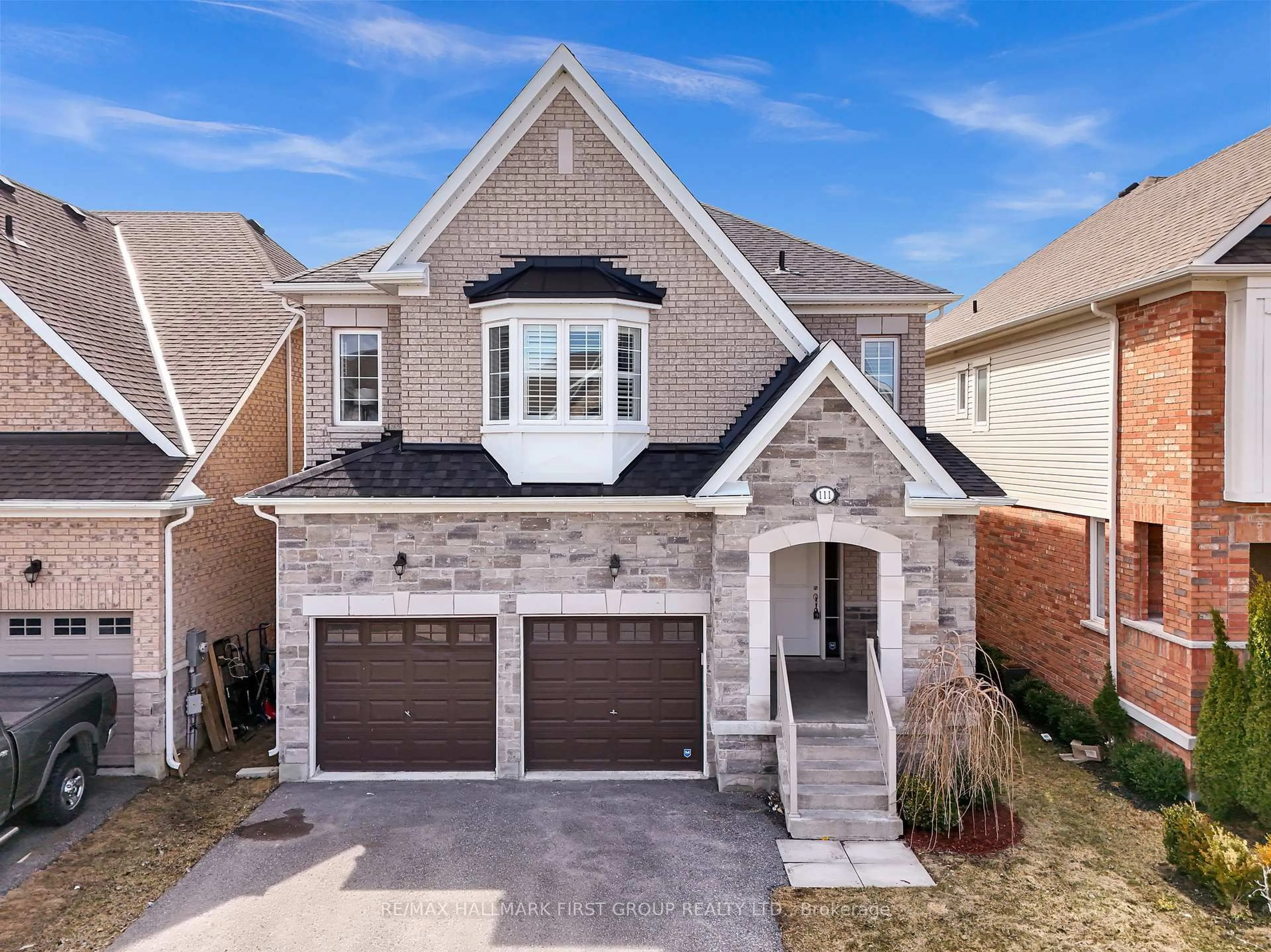 Home with brick exterior material, street for 111 Fred Jackman Ave, Clarington Ontario L1C 0T4